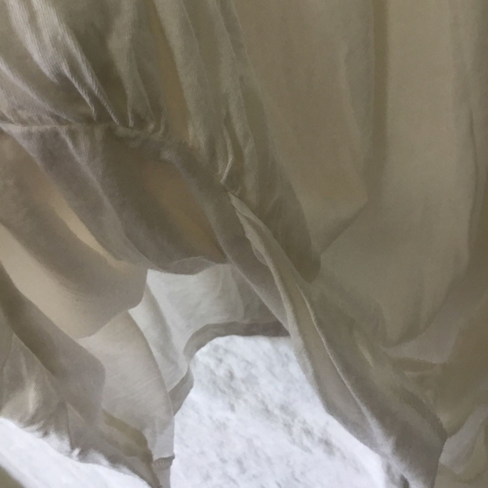 Anthropologie Anthropologie White Draped Short-Sleeve Crop T-Shirt Size XL / US 12-14 / IT 48-50 - 13 Thumbnail