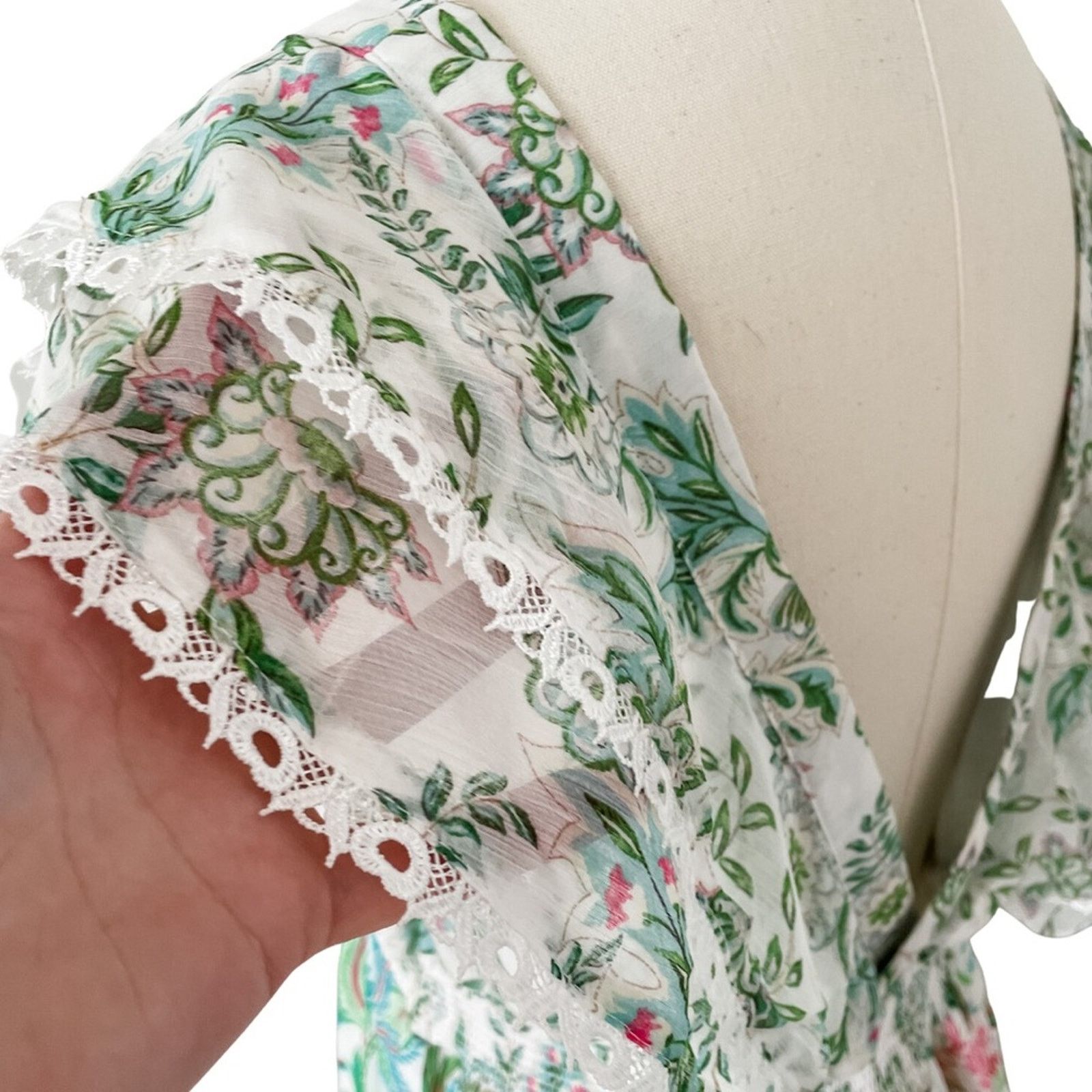 House of Harlow House of Harlow floral print flutter maxi dress size M Size M / US 6-8 / IT 42-44 - 8 Thumbnail