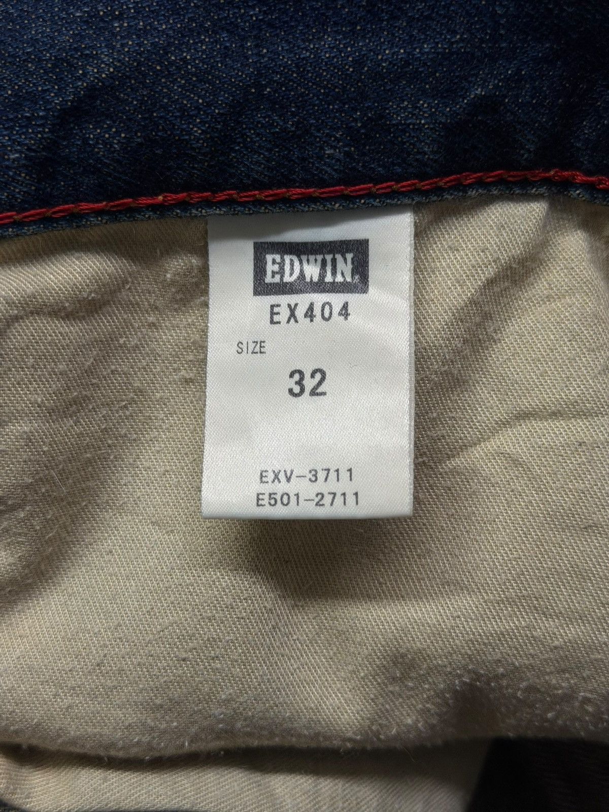 Edwin EDWIN EX404 Exclusive Vintage Japanese Denim Jeans | W32 Size US 34 / EU 50 - 13 Thumbnail