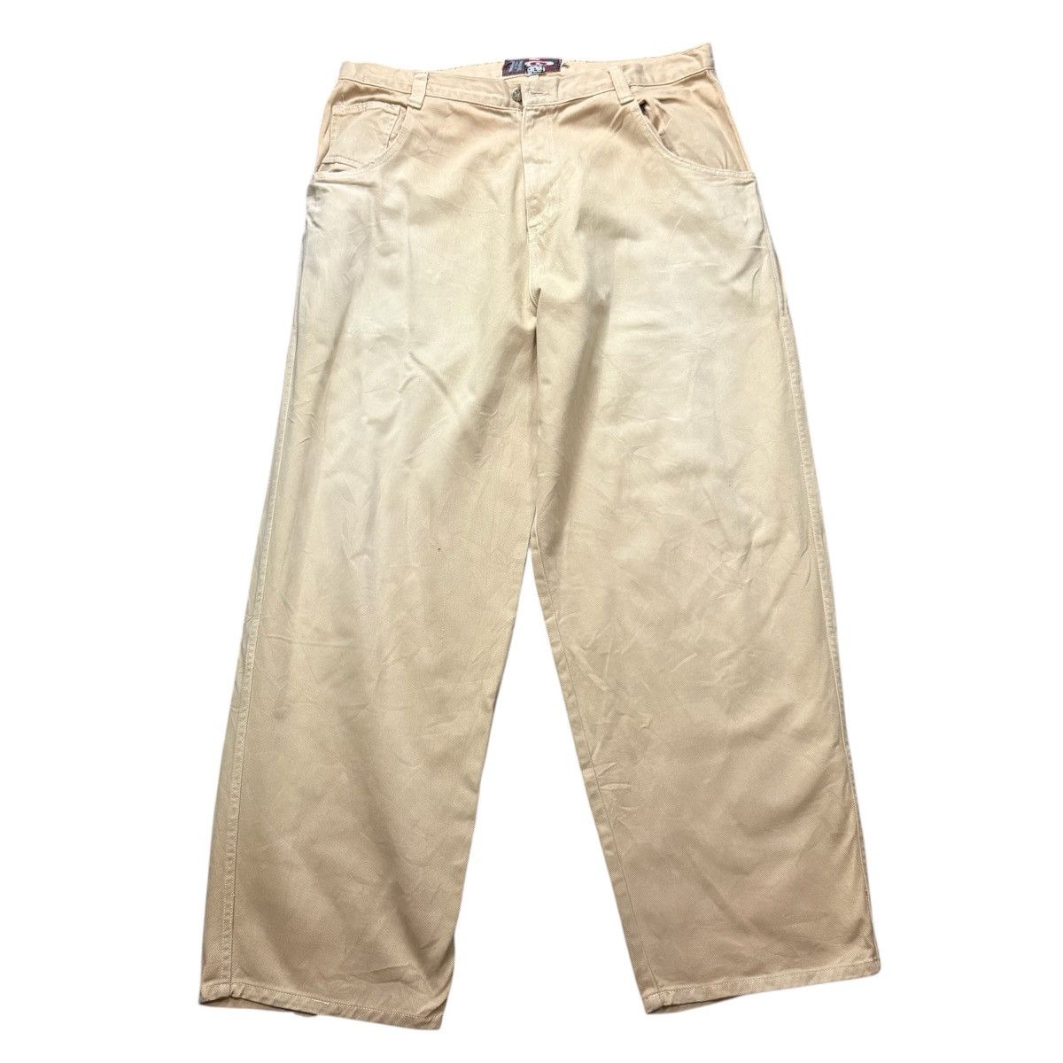 Hypebeast 🔥🇺🇸 Vtg 90s American Streetwear Crazy Baggy Jeans Size US 37 - 2 Thumbnail