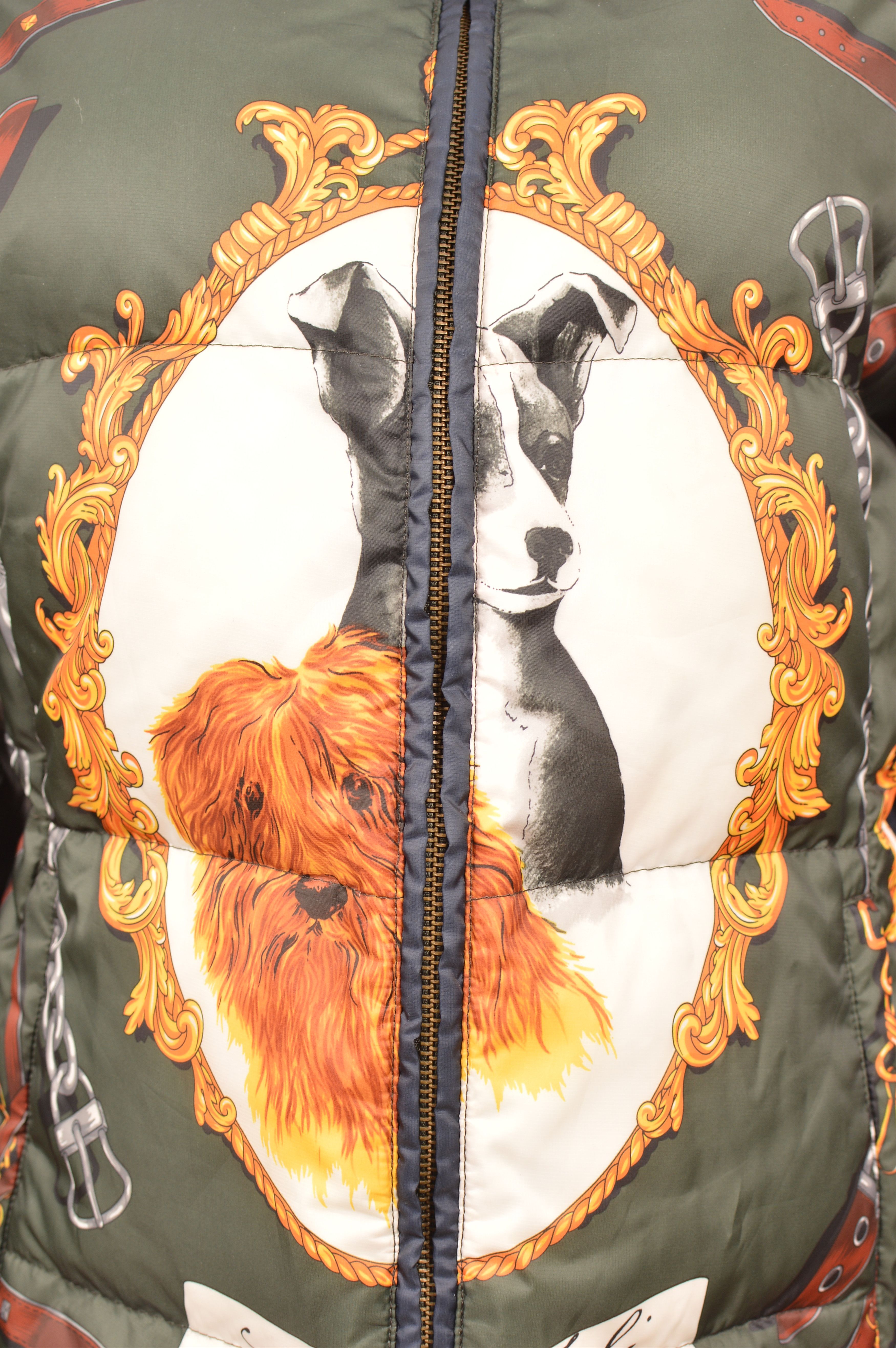 Love Moschino Love Moschino Down Puffer Jacket Lila Fufi Dog Print Size L / US 10 / IT 46 - 3 Thumbnail