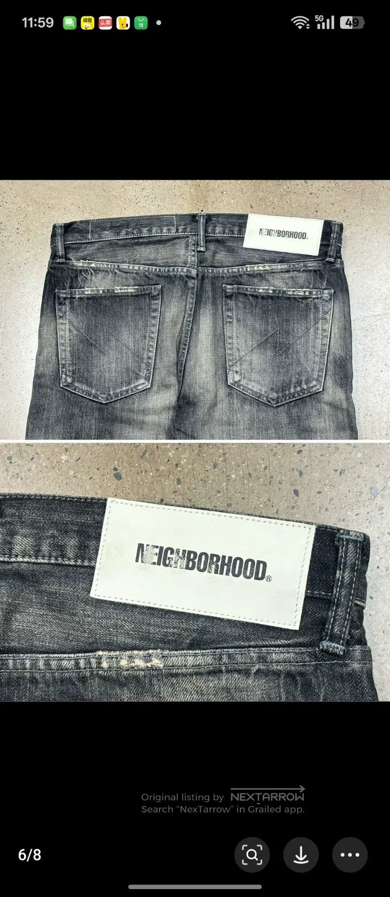 Neighborhood Neighborhood size M Bull King Denim Jeans Size US 27 - 4 Thumbnail