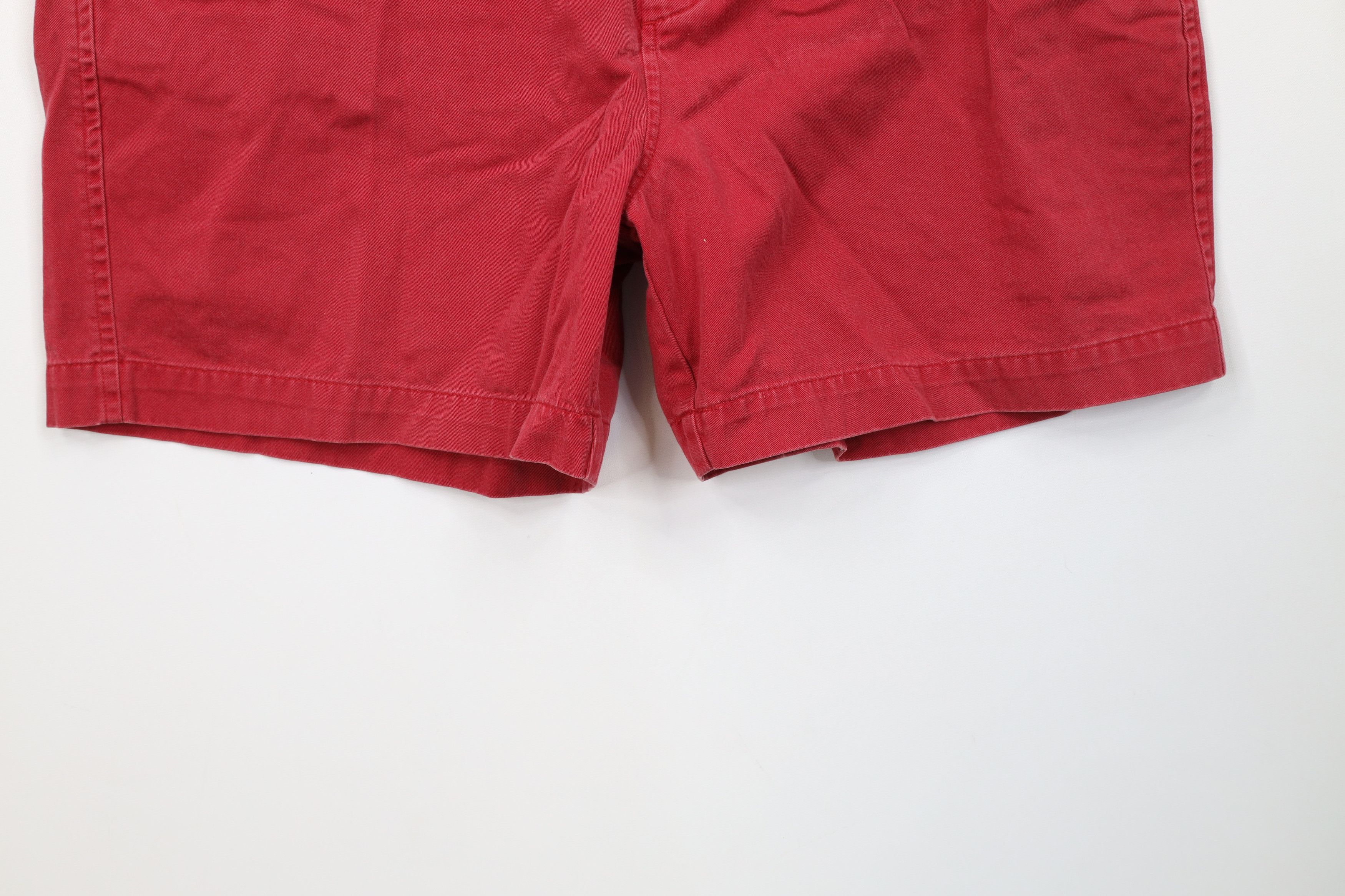 Nautica Vintage 90s Nautica Relaxed Fit Above Knee Shorts Red Cotton Size US 32 / EU 48 - 4 Thumbnail