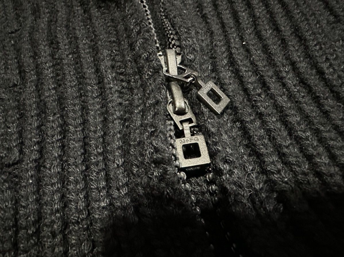If Six Was Nine × Le Grande Bleu (L.G.B.) × Marithe + Francois Girbaud 🔥Y2K Archived Marithe Francois Girbaud Cable Knit Zip Jacket Size US M / EU 48-50 / 2 - 6 Thumbnail
