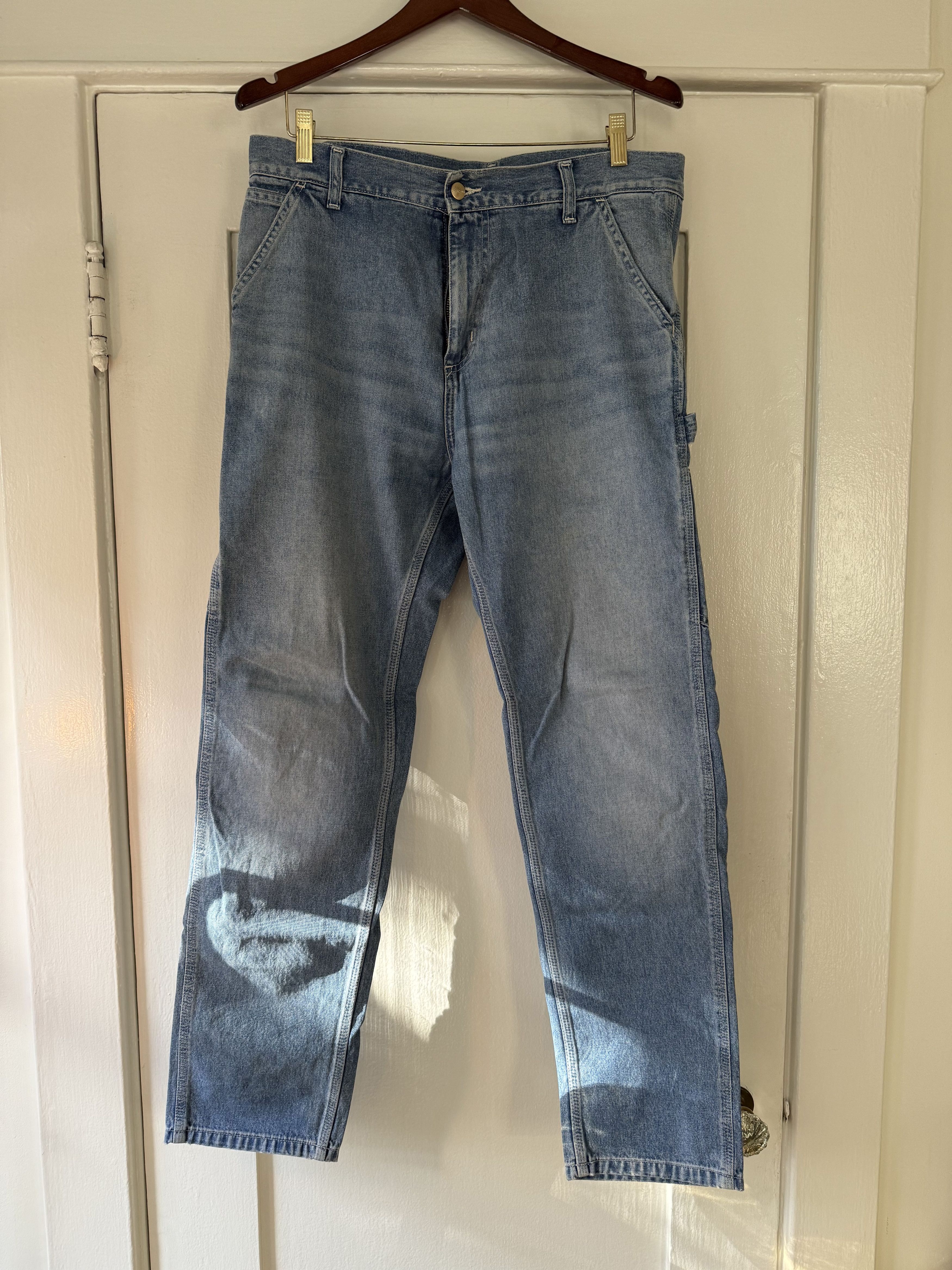 Carhartt Wip Carhartt WIP Denim Carpenter Pant Workwear Size 31x32 Size US 31 - 3 Thumbnail
