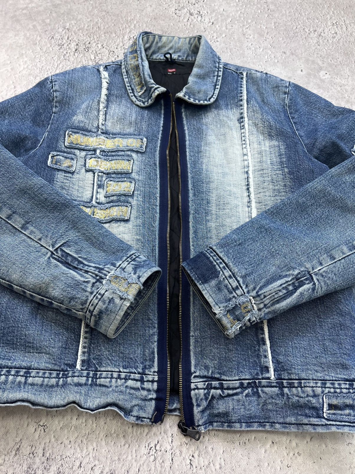 Diesel diesel bomber jacket vintage style old money denim racer Size US M / EU 48-50 / 2 - 9 Thumbnail