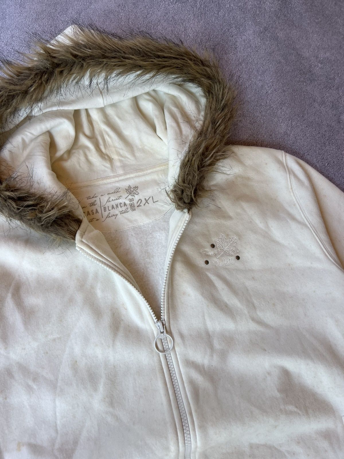 Hysteric Glamour VTG Japanese Rick Owens Style Fur Mohair White Jacket 90s Size M / US 6-8 / IT 42-44 - 5 Thumbnail