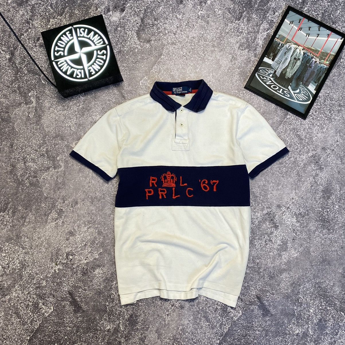 Vintage Vintage Polo Ralph Lauren Big Logo hype y2k polo Size US L / EU 52-54 / 3 - 2 Thumbnail
