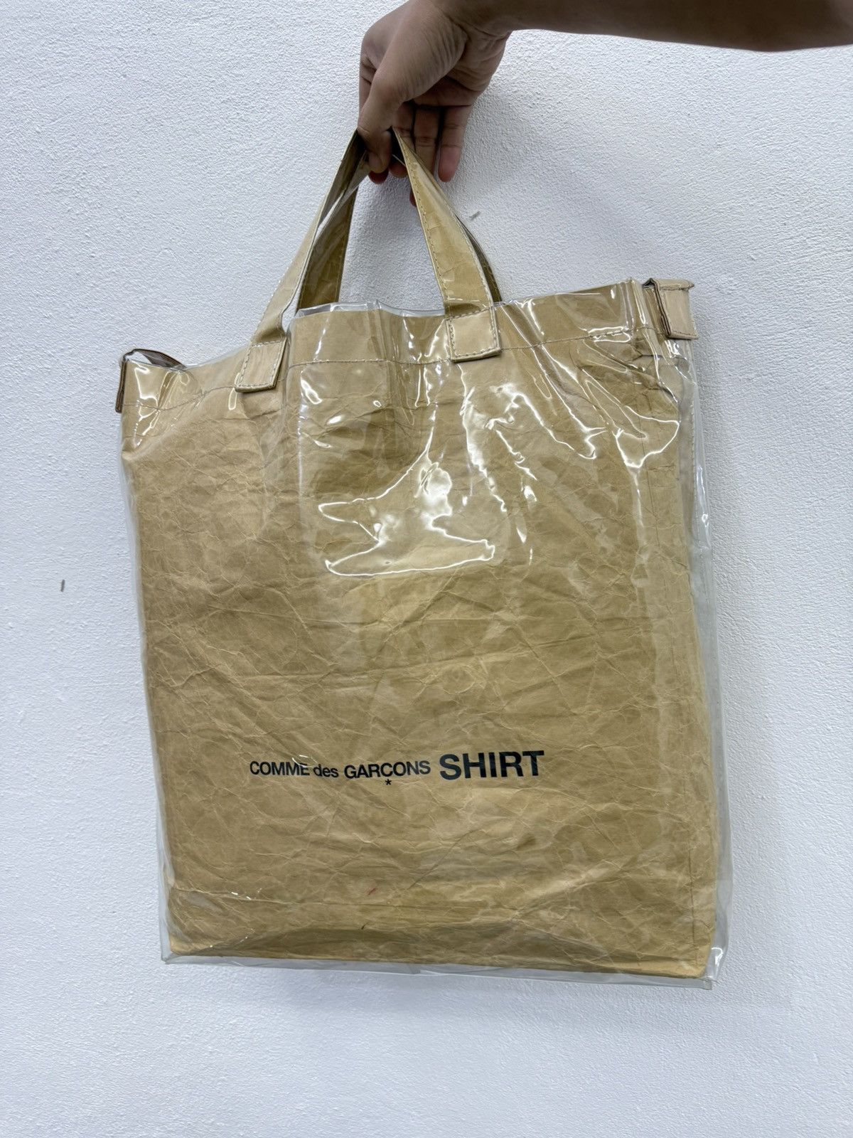 Comme des Garcons SHIRT 2015 Iconic Comme des Garcons SHIRT Pvc Kraft Paper Bag Size ONE SIZE - 3 Thumbnail