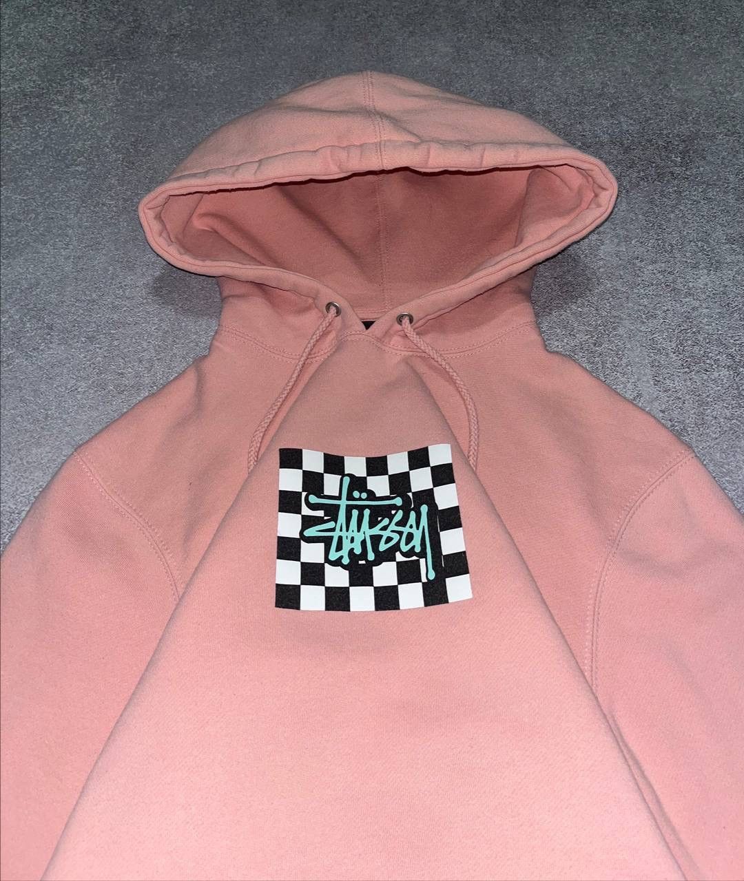 Stüssy stussy hoodie pink orange Buy Stussy Dyed Stüssy Designs Hoodie 'Peach' - 118485 PEAC