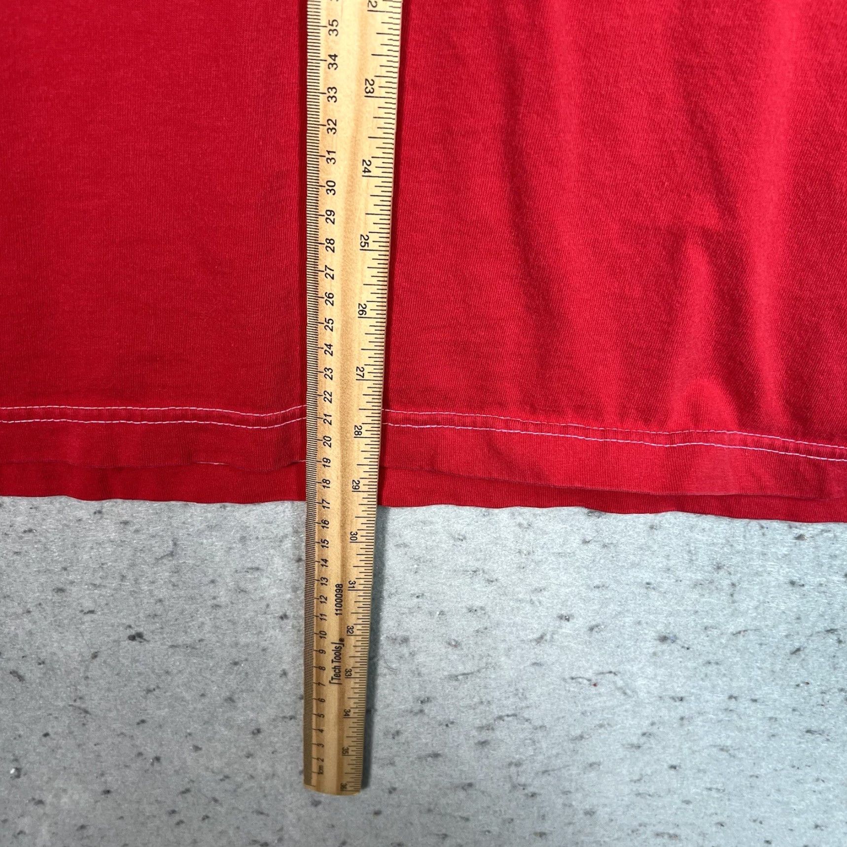Ralph Lauren VINTAGE Chaps Ralph Lauren Pocket Tee Shirt Adult 2XL Red Mens 1990s Sportswear/Beach Size US XXL / EU 58 / 5 - 3 Thumbnail