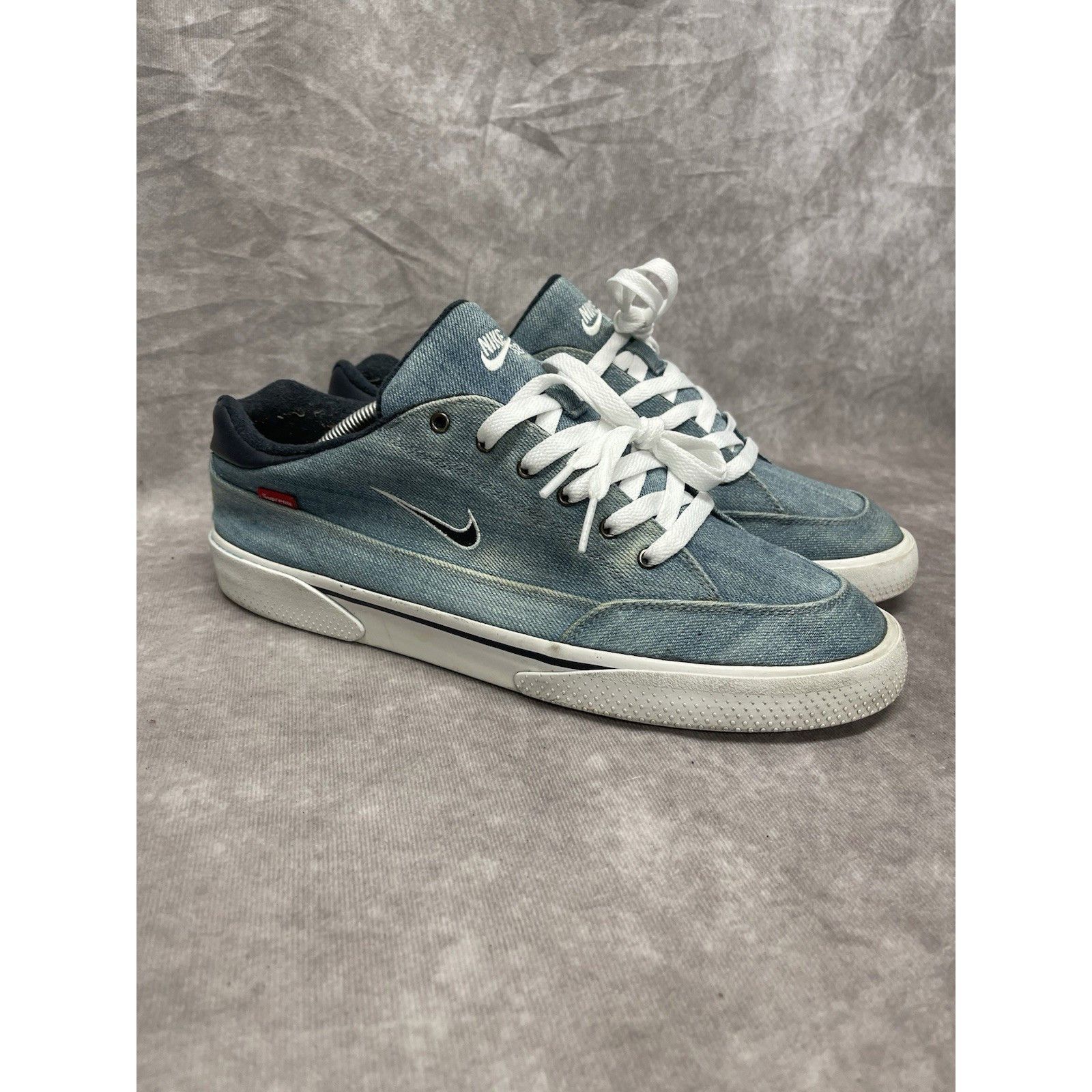 Nike Nike SB x Supreme GTS QS Denim Blue Shoes 2015 Men's Size 10 Size US 10.5 / EU 43-44 - 3 Thumbnail