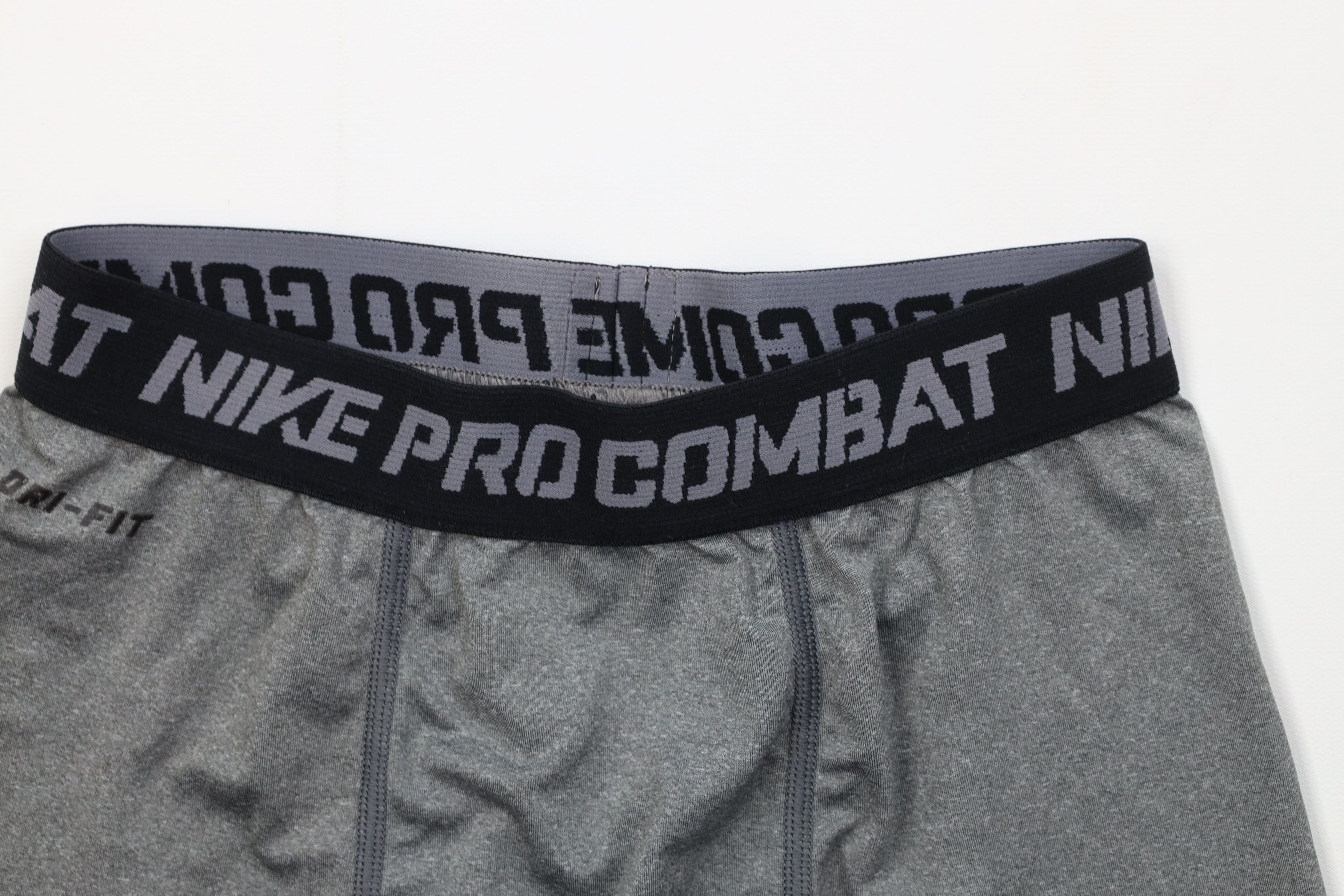 Nike Nike Pro Combat Training Running Half Tights Shorts Gray Size US 32 / EU 48 - 2 Thumbnail