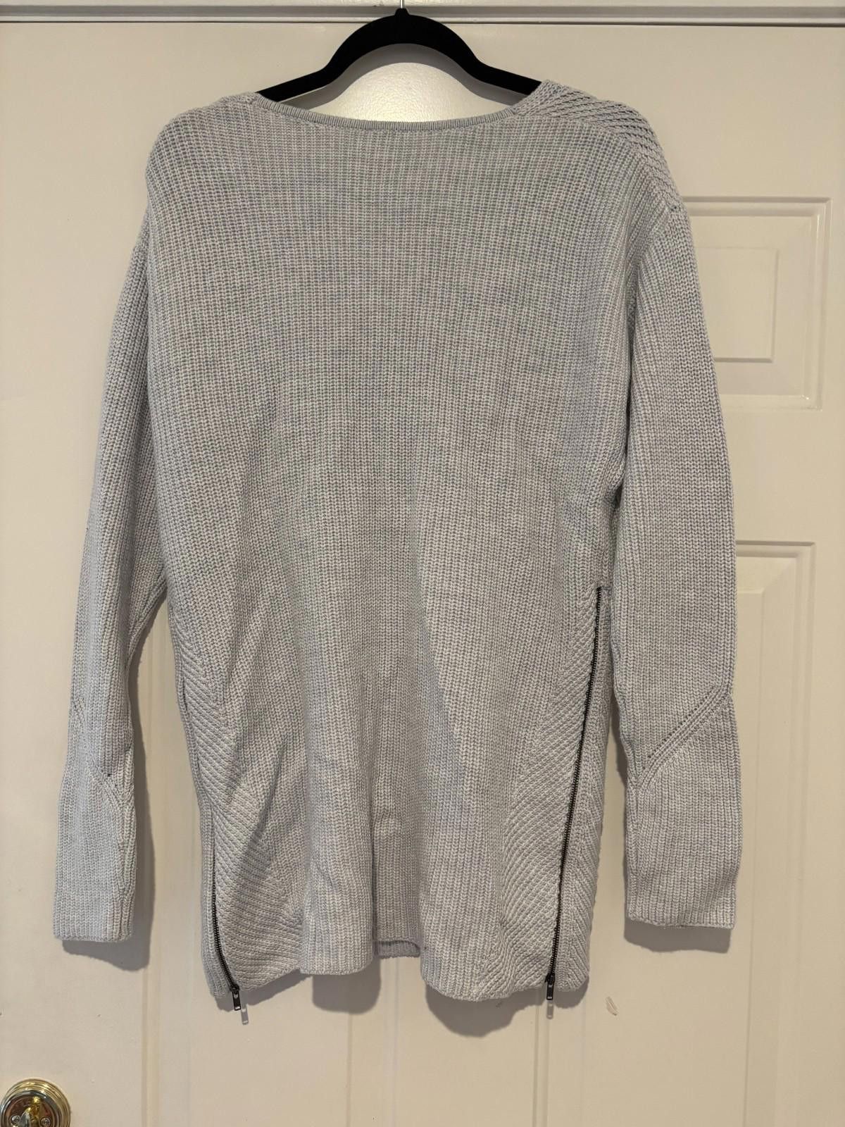 American Eagle Outfitters Women's American Eagle grey/blue sweater sz M #632 Size M / US 6-8 / IT 42-44 - 2 Thumbnail