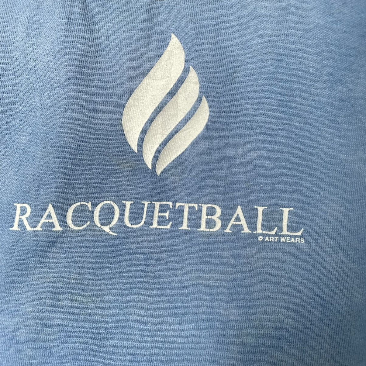 Vintage Thrashed Faded Vintage 90s Racquet Ball ERD GRUNGE TEE Size US L / EU 52-54 / 3 - 6 Thumbnail