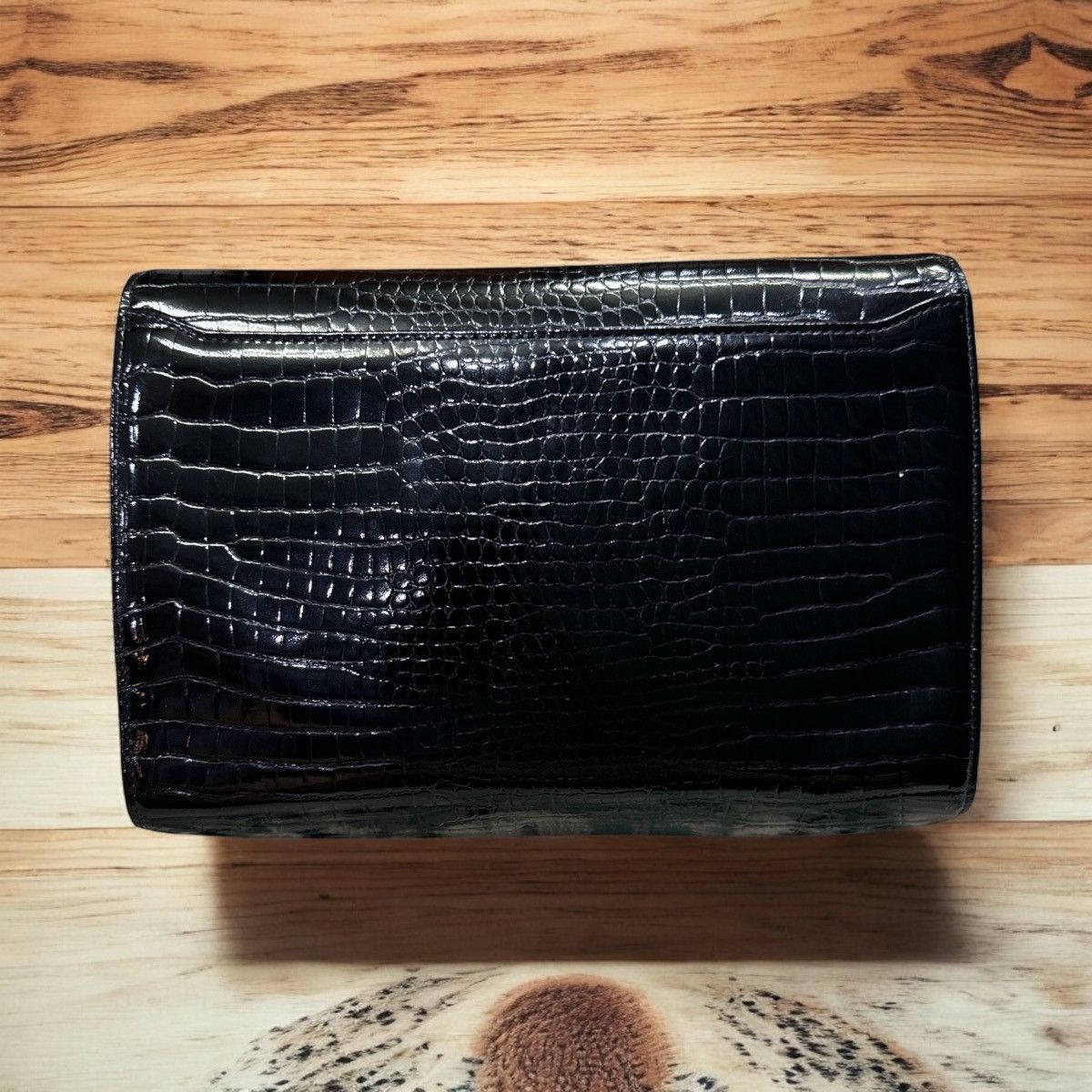 Courreges × Vintage COURREGES PARIS PATTERN LEATHER CLUTCH Size ONE SIZE - 2 Thumbnail