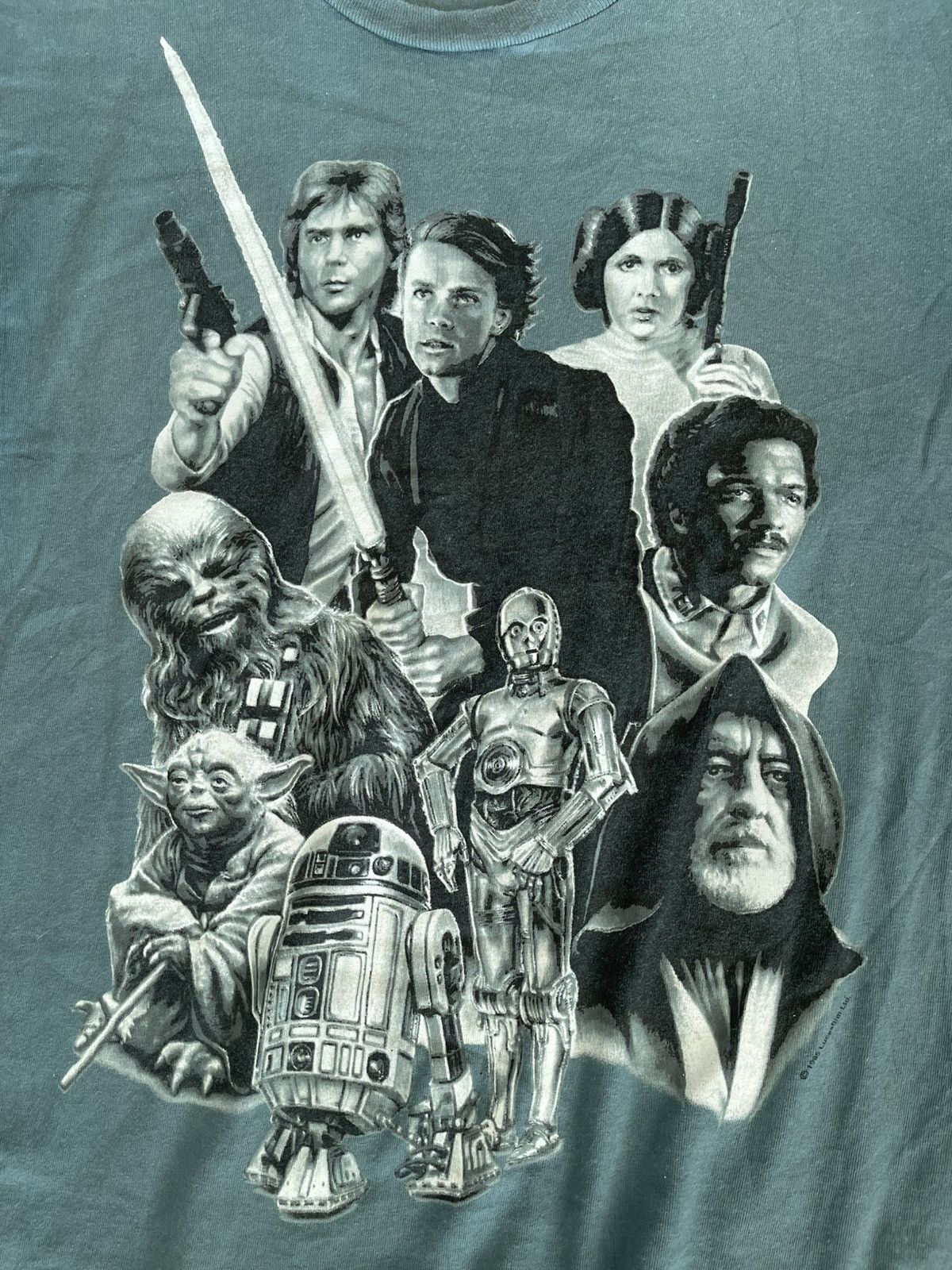 Star Wars 90s Vintage Star Wars T Shirt Size US M / EU 48-50 / 2 - 7 Thumbnail