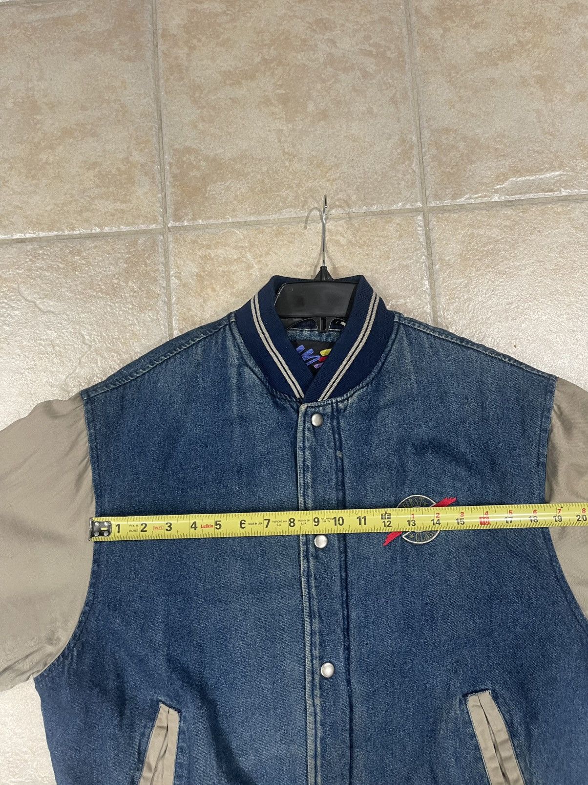 Vintage Vintage Matco Tools Denim Varsity Jacket L 90's Size US L / EU 52-54 / 3 - 11 Thumbnail
