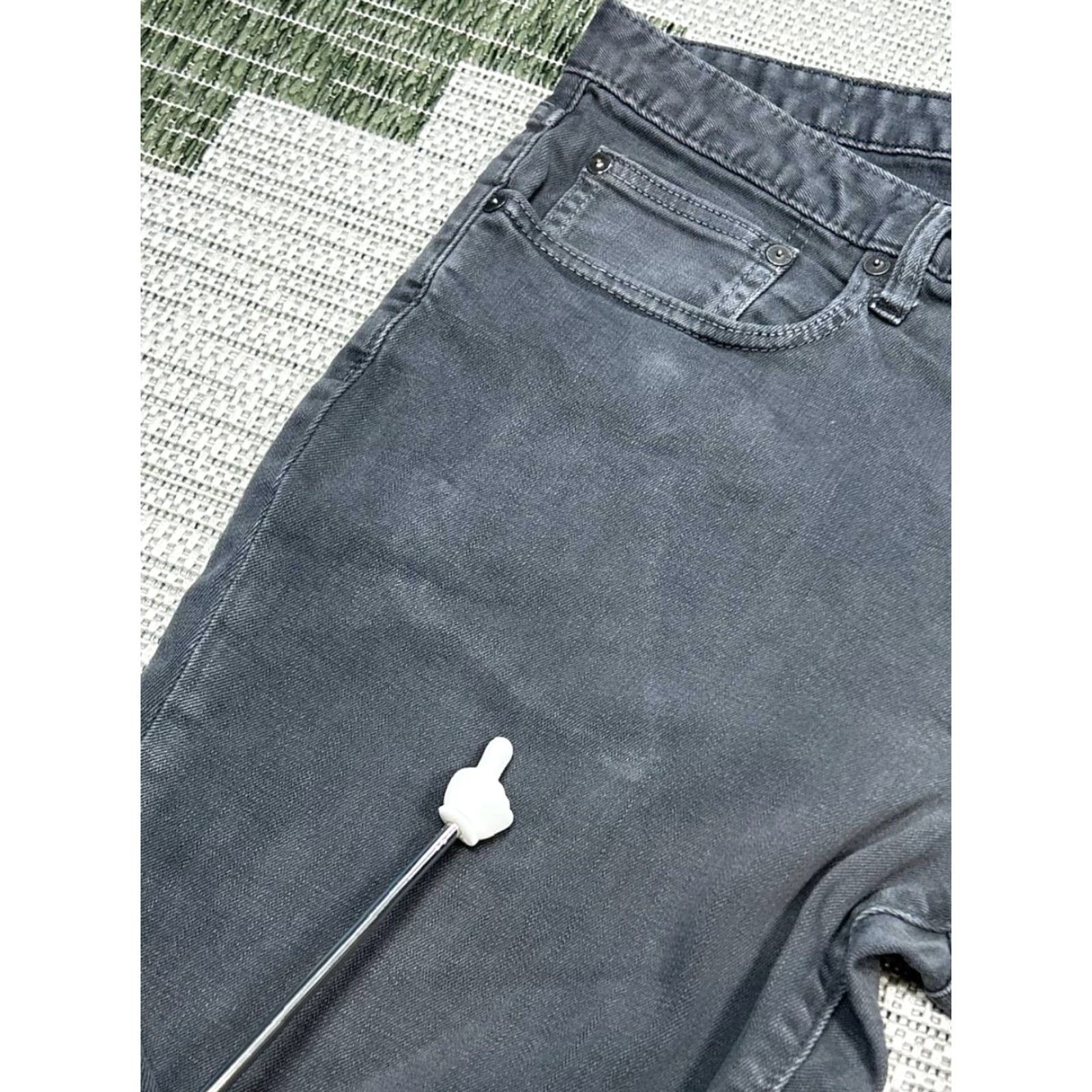 Bonobos Bonobos Jeans Mens 36 Gray Denim Slim Fit Logo Cotton Stretch Mid Rise 36x30 Size US 36 / EU 52 - 7 Thumbnail