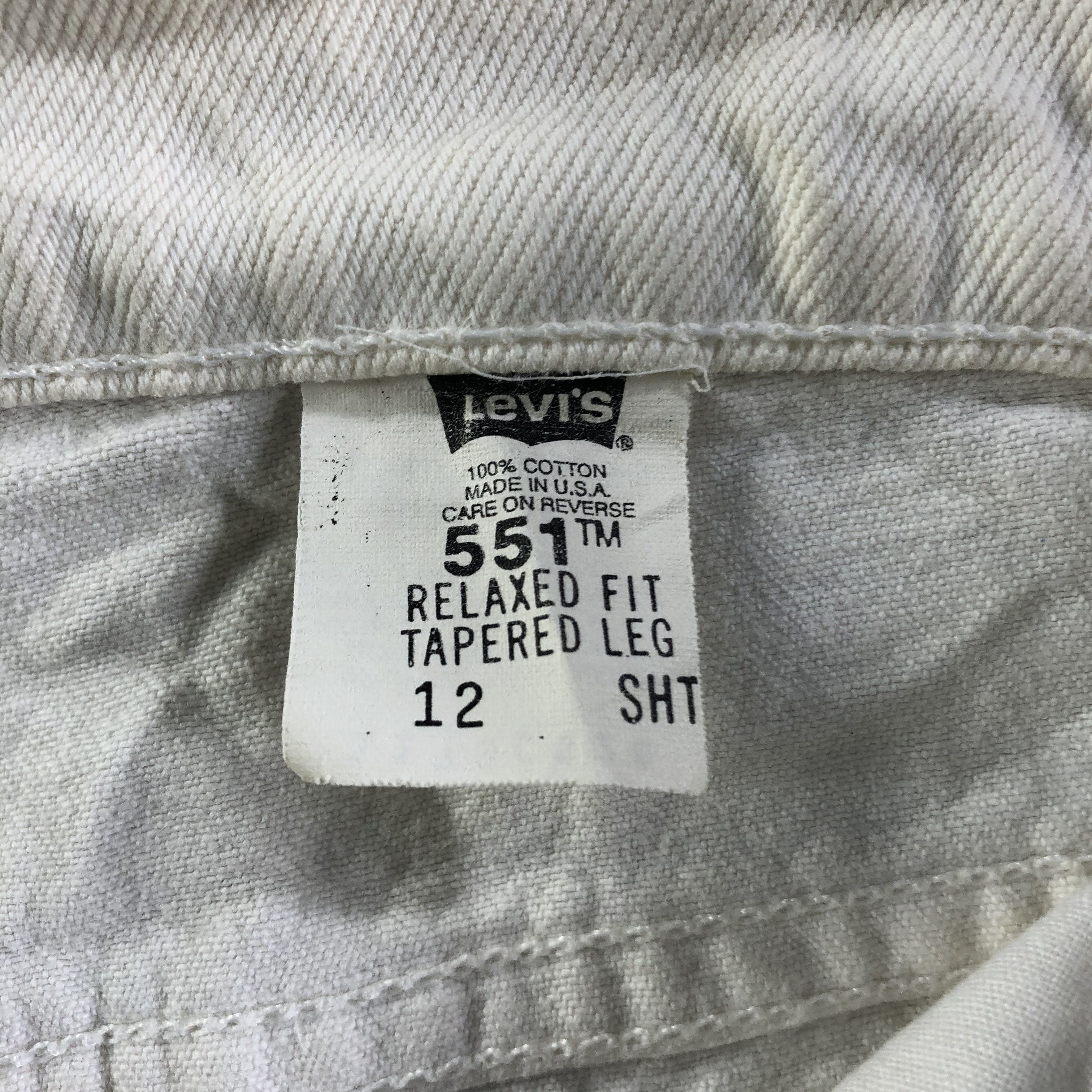 Levi's 90s Vintage Light Wash Levis 551 Jeans-J4210 Size US 30 / EU 46 - 9 Thumbnail