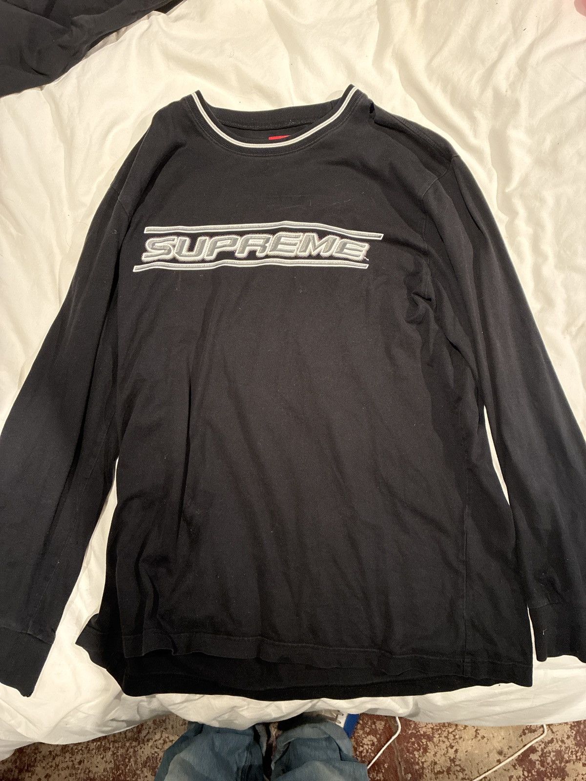 Supreme Classic supreme black long sleeve Size US L / EU 52-54 / 3 - 1 Thumbnail