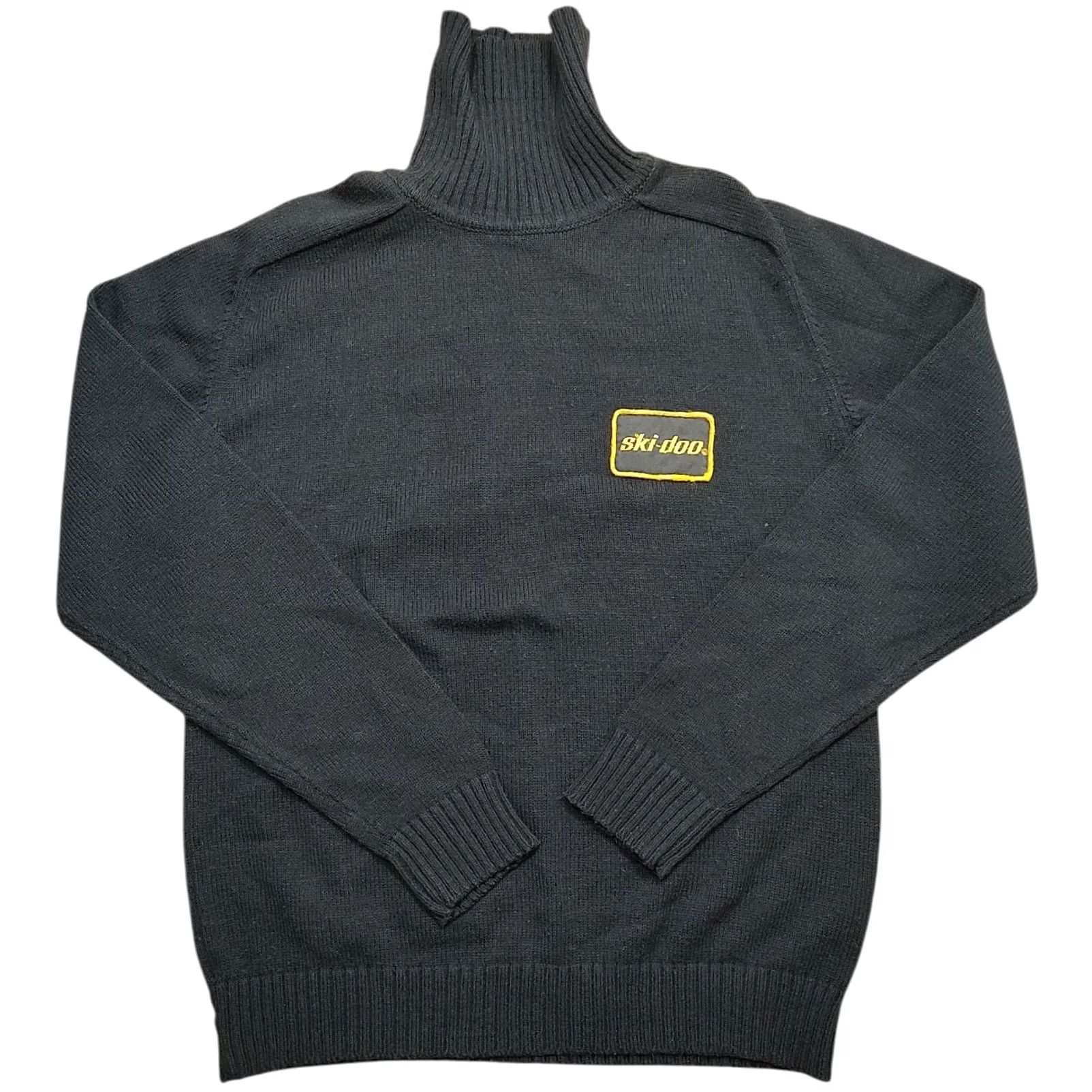 Vintage VINTAGE Arctic Wear Arctic Cat Skidoo Snowmobile Sweater Medium Black XL Pullover Turtleneck Knit/Lightweight Casual Winter Outdoors Mens Size XL / US 12-14 / IT 48-50 - 2 Thumbnail