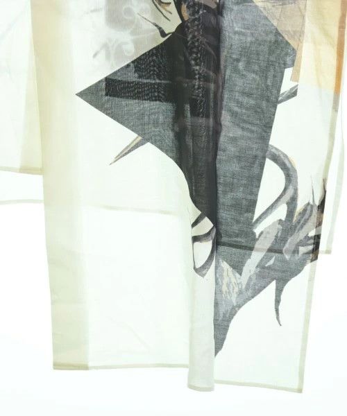 Yohji Yamamoto YOHJI YAMAMOTO POUR HOMMEWhite x Black x Brown Casual Shirt Size US L / EU 52-54 / 3 - 7 Thumbnail