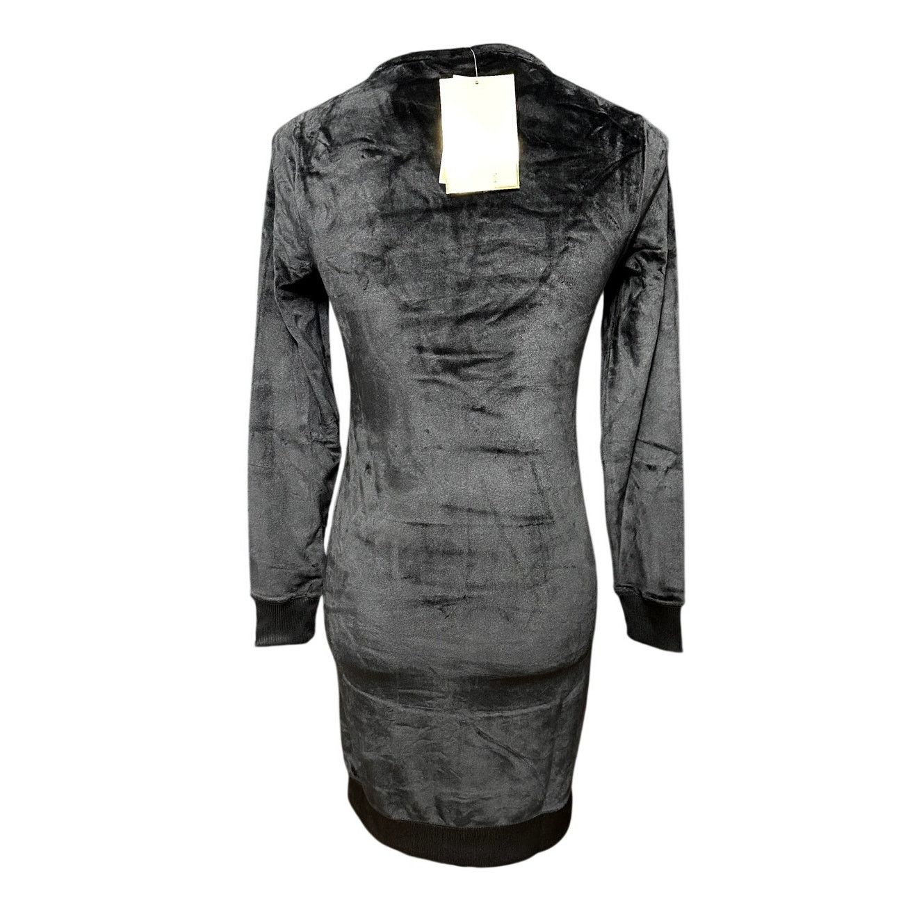 Michael Kors Michael Kors Women's Black Velour Long Sleeve Chain XXS NWT Size XXS / US 00 / IT 34 - 5 Thumbnail