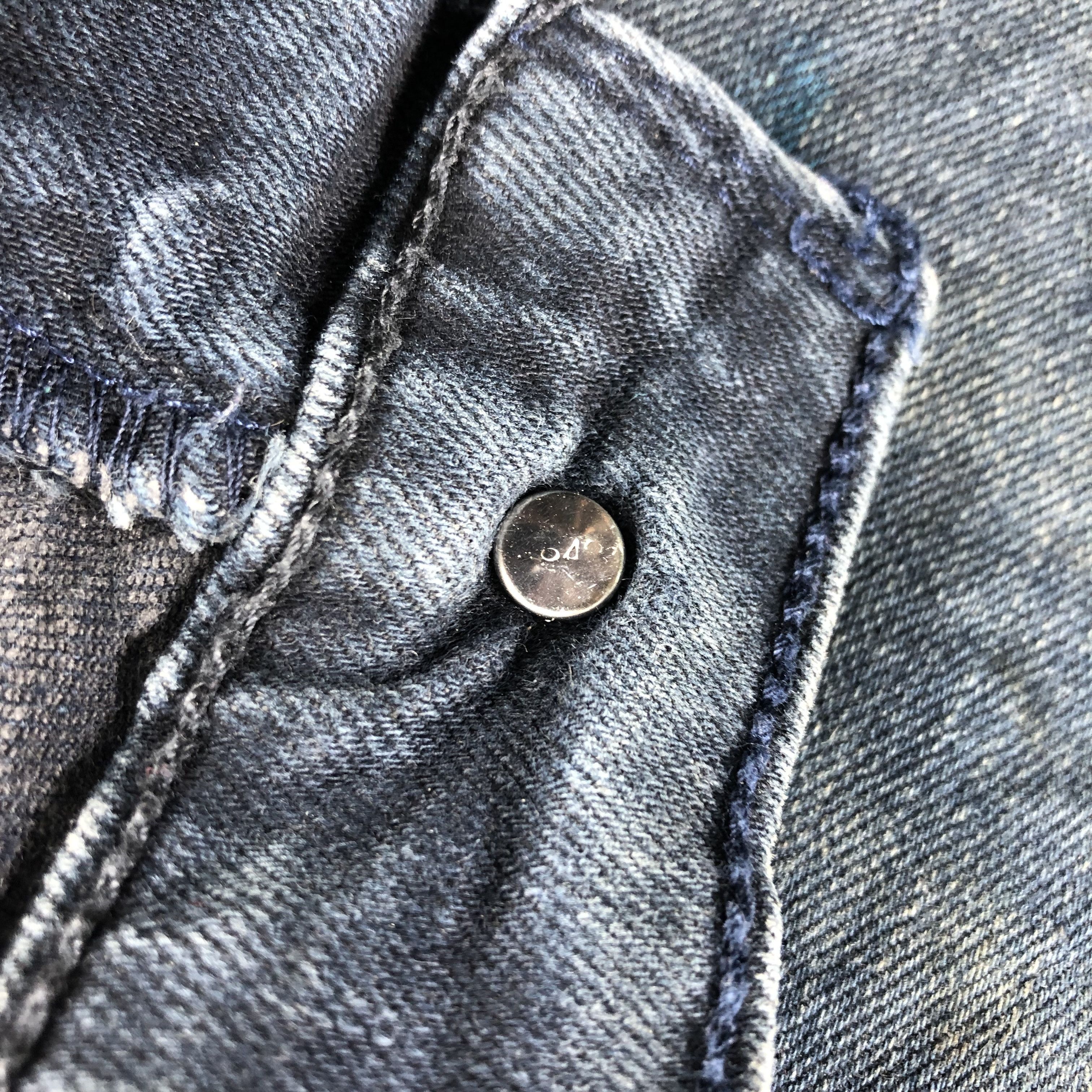 Vintage Faded Black Levis 513 Jeans-J2574