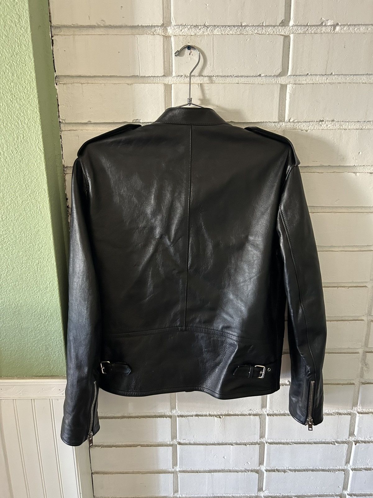 Celine Celine SS24 Leather Racer Jacket (sz52) Size US L / EU 52-54 / 3 - 2 Thumbnail
