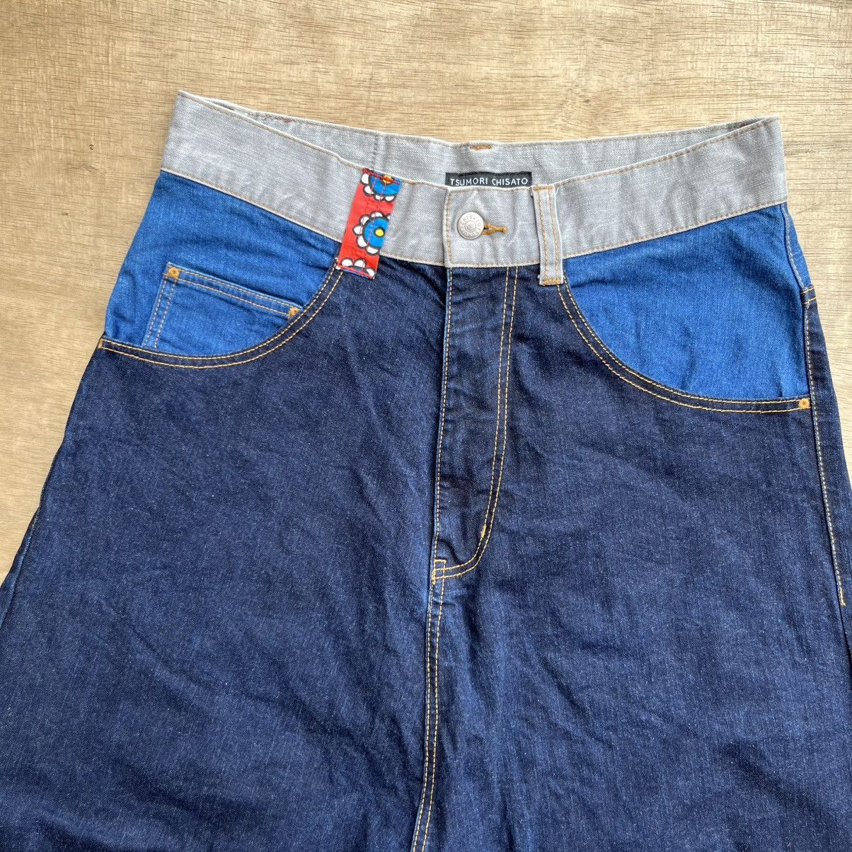 Tsumori Chisato TSUMORI CHISATO DENIM DROP CROTCH Size US 30 / EU 46 - 2 Thumbnail