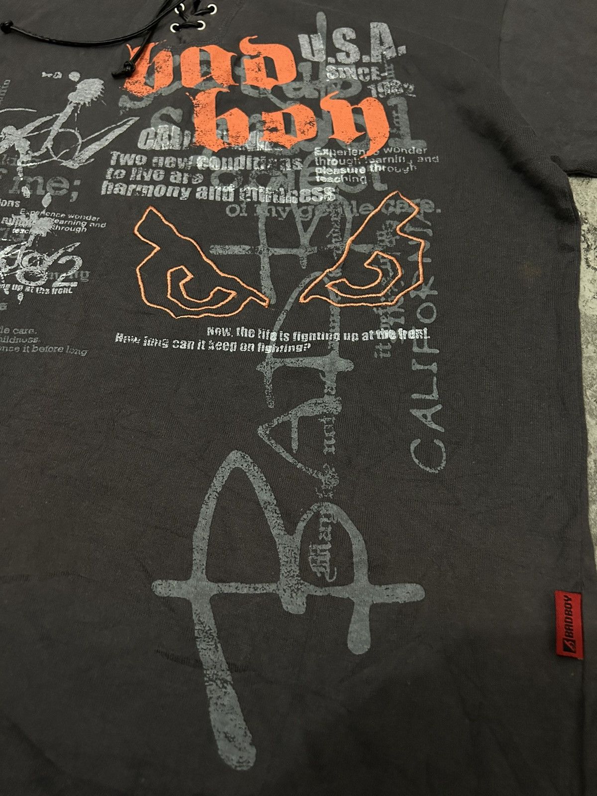 Vintage Vintage Badboy Poem Style Double layered Lance up Size US M / EU 48-50 / 2 - 4 Thumbnail