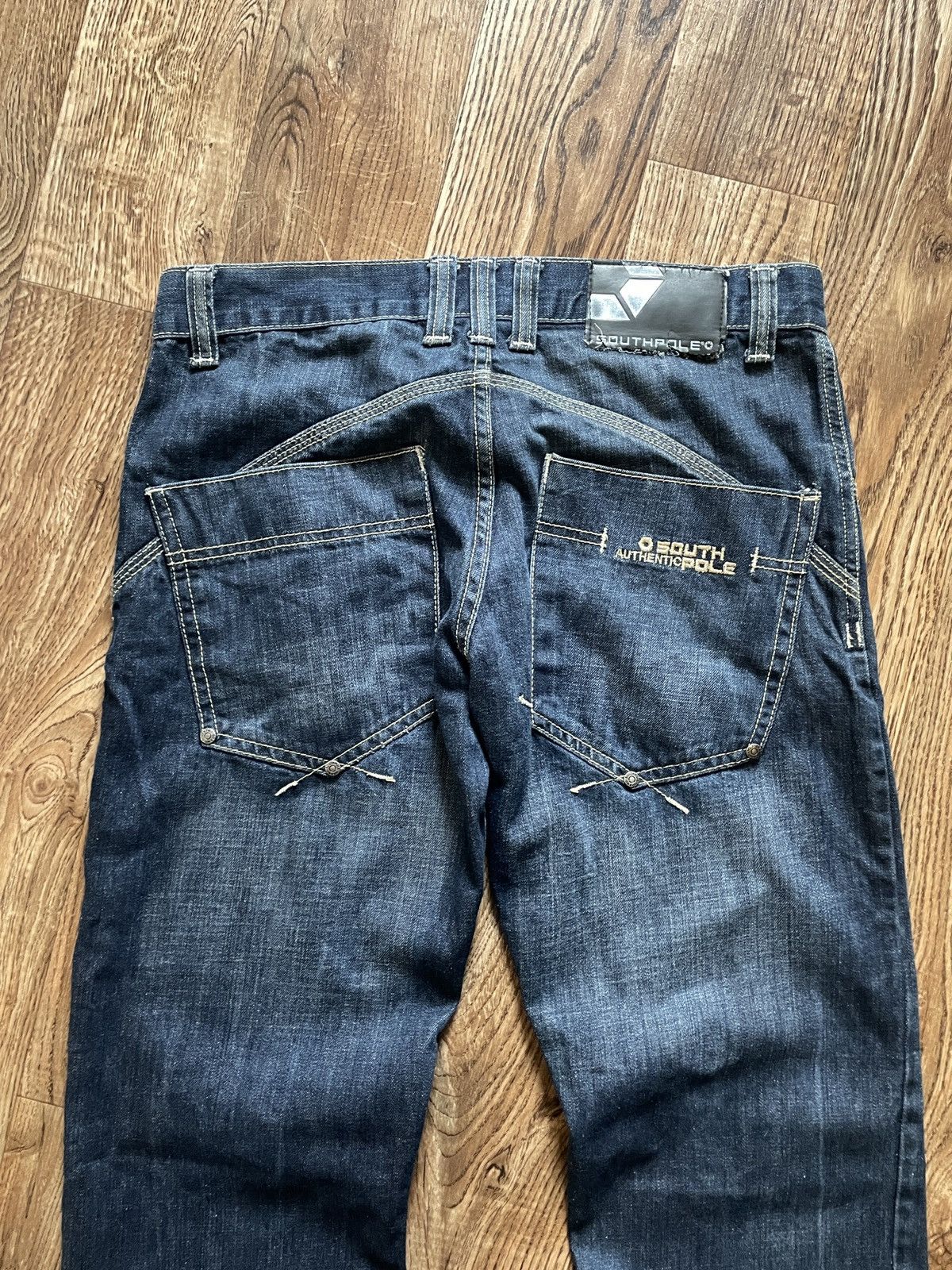 Southpole Crazy Vintage Y2K Baggy Southpole Jeans Skater Opium Size US 31 - 4 Thumbnail