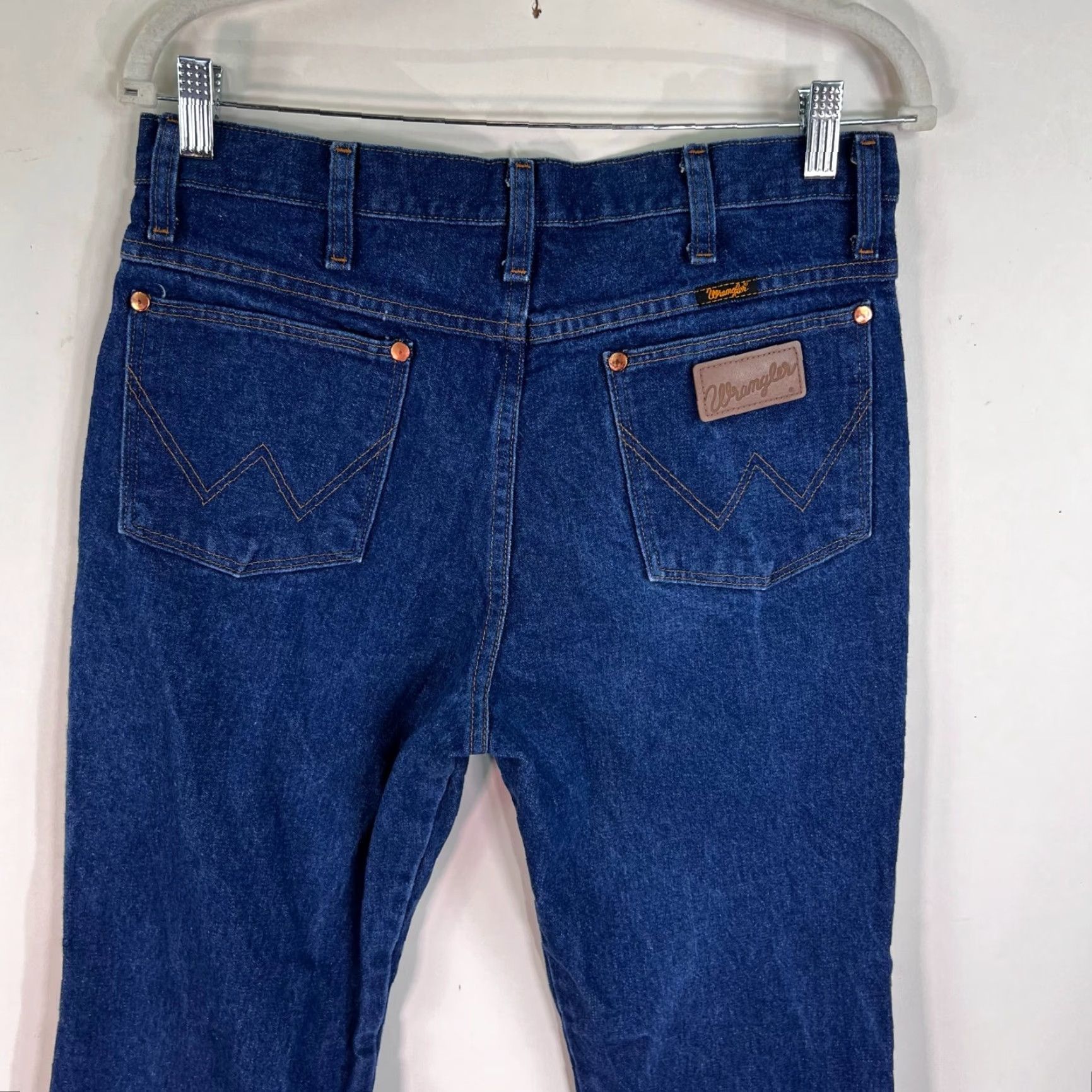 Wrangler Wrangler Retro Classic Fit Straight Leg Jeans Men Size 32 x 34 Dark Blue 80s 90s Size US 32 / EU 48 - 5 Thumbnail