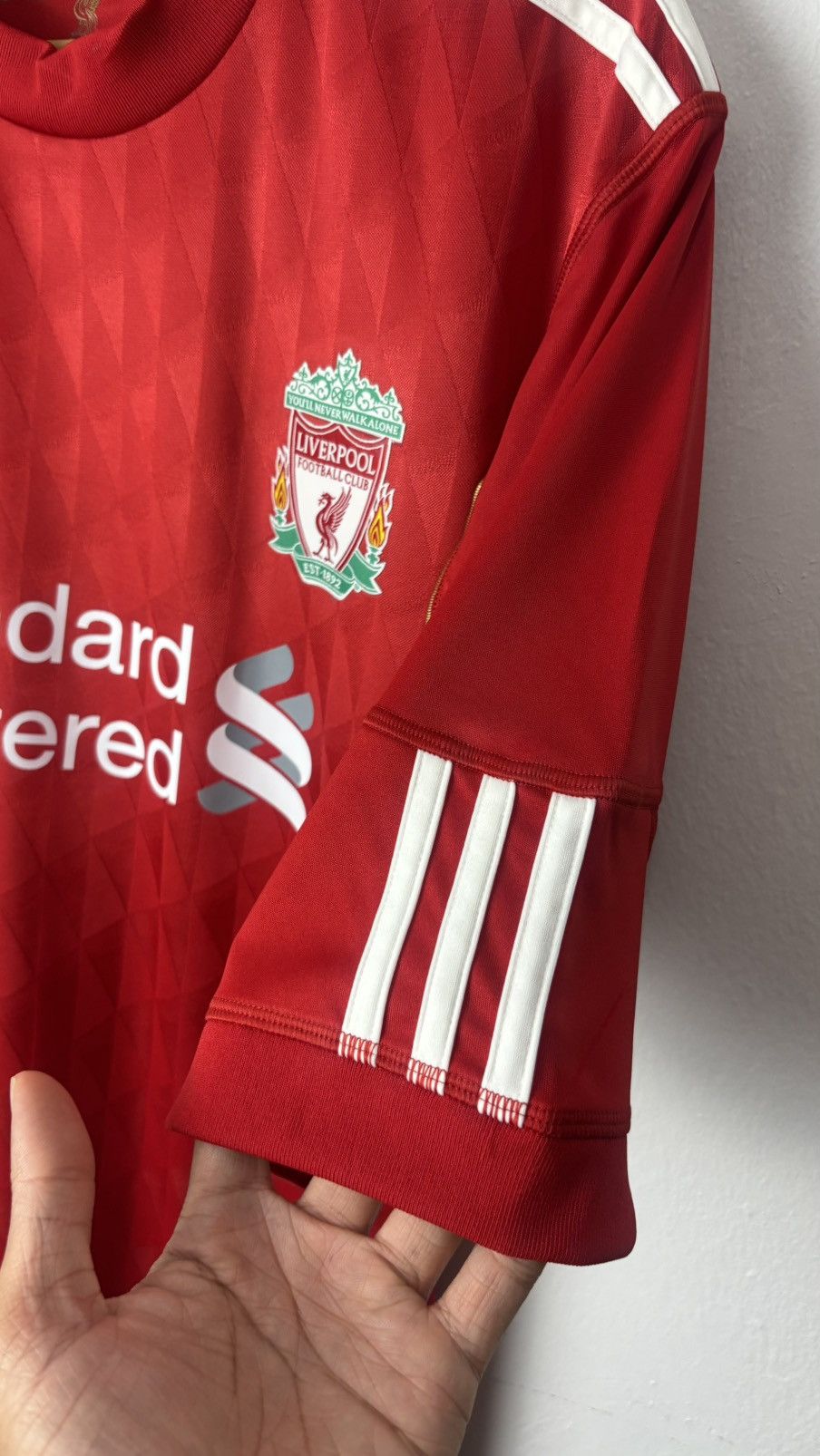 Adidas Liverpool 10/12 Home ( Gerrard ) Size US L / EU 52-54 / 3 - 9 Thumbnail