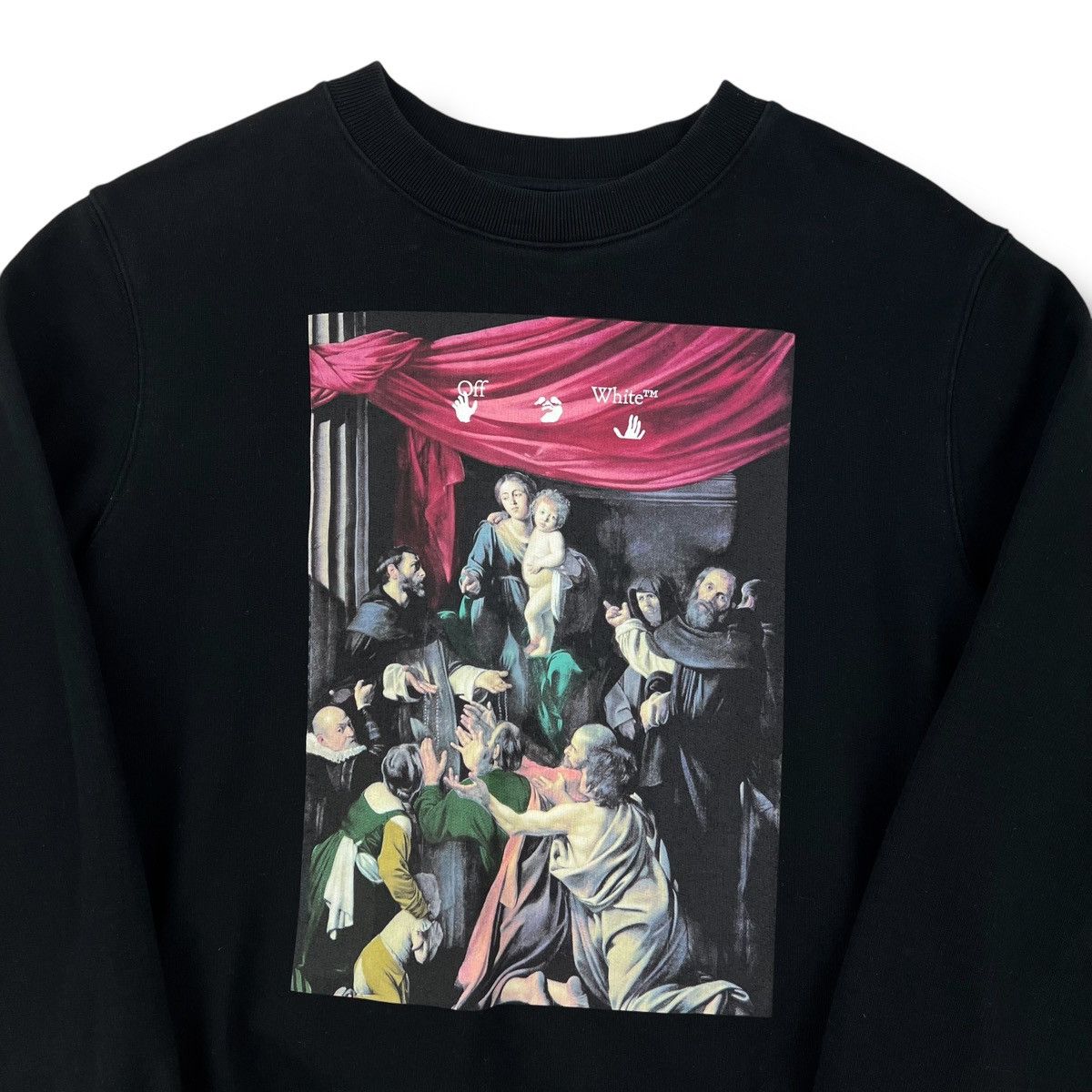 Off-White Caravaggio Painting Black Sweatshirt
