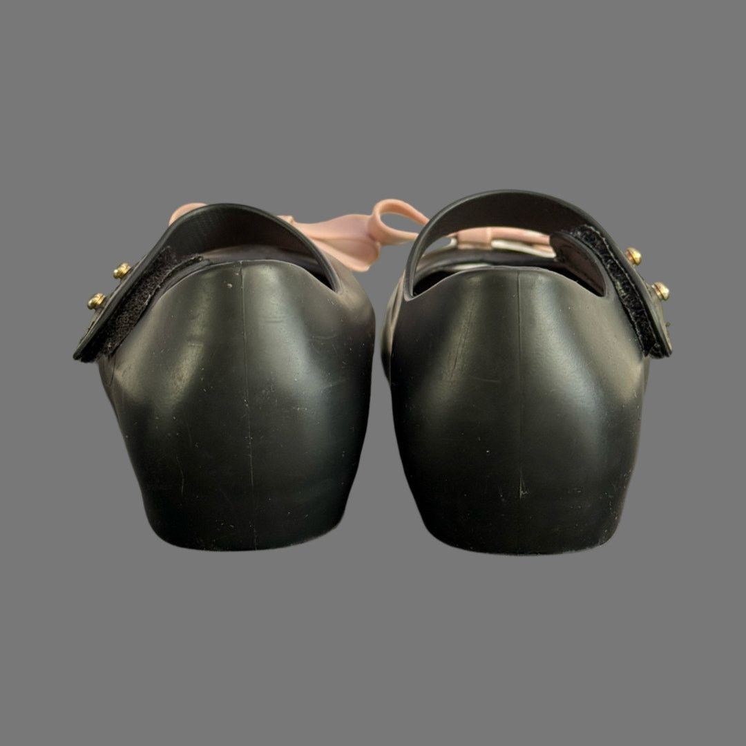 Other Mini Melissa Ultragirl Bow II Black/Pink Girls Shoe Size 8 Size US 8 / IT 38 - 5 Thumbnail