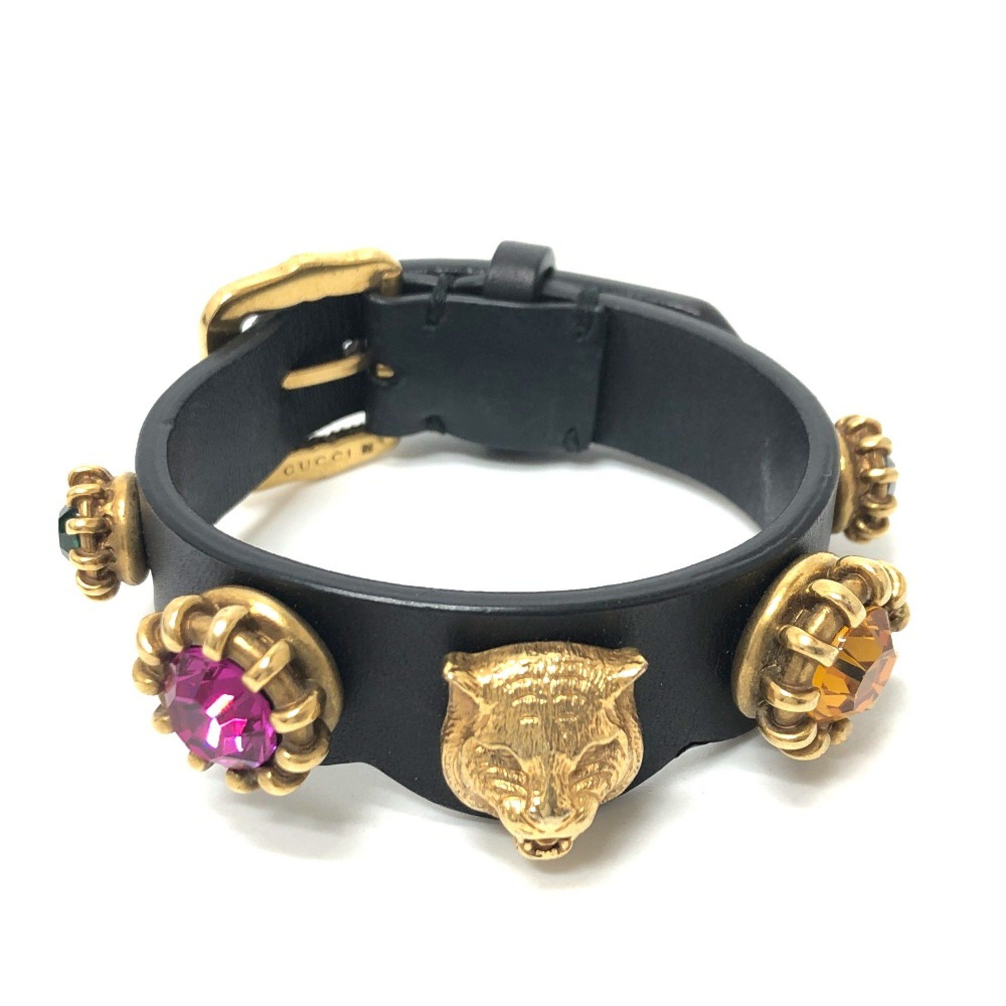 Gucci Gucci Accessories Bracelet Black Gold/Multicolore Size ONE SIZE - 1 Thumbnail