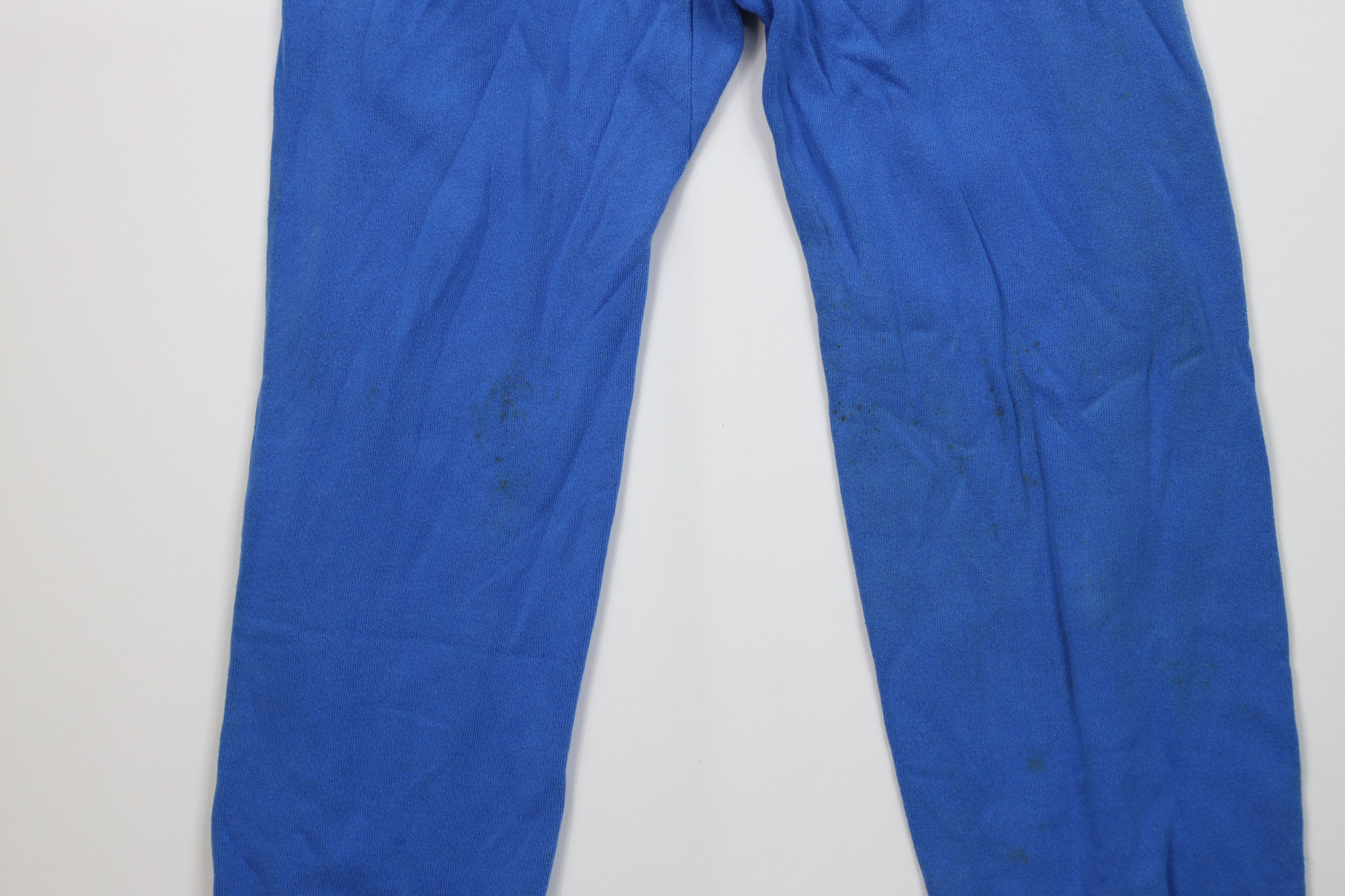 Hanes Vintage 80s 90s Hanes Sweatpants Joggers Royal Blue USA Size US 32 / EU 48 - 10 Thumbnail