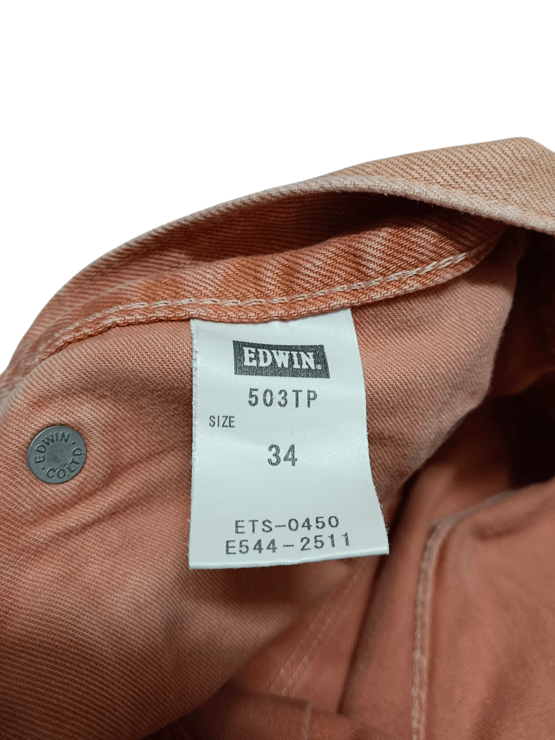 Edwin Edwin Japan Orange Jeans Denim Size US 36 / EU 52 - 12 Thumbnail