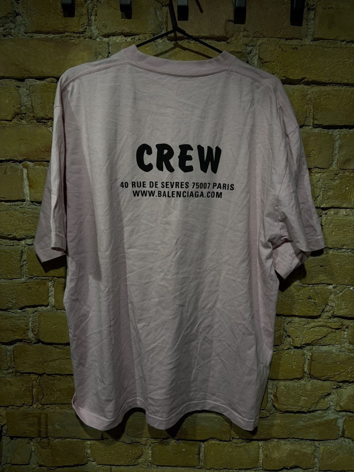 Balenciaga balenciaga crew tshirt Size US L / EU 52-54 / 3 - 2 Thumbnail