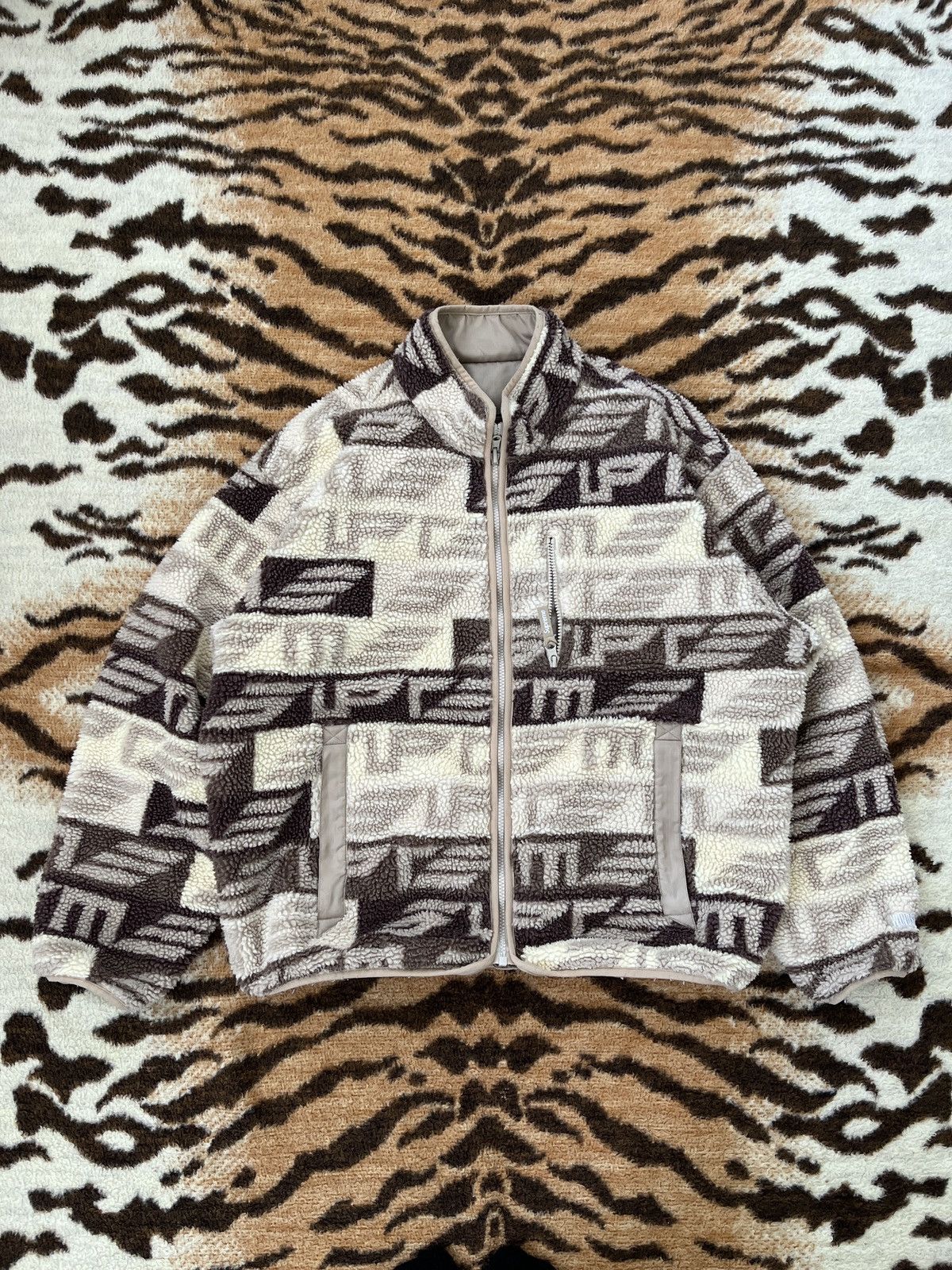 Supreme Supreme Geo Reversible WINDSTOPPER Fleece Jacket Size US L / EU 52-54 / 3 - 11 Thumbnail