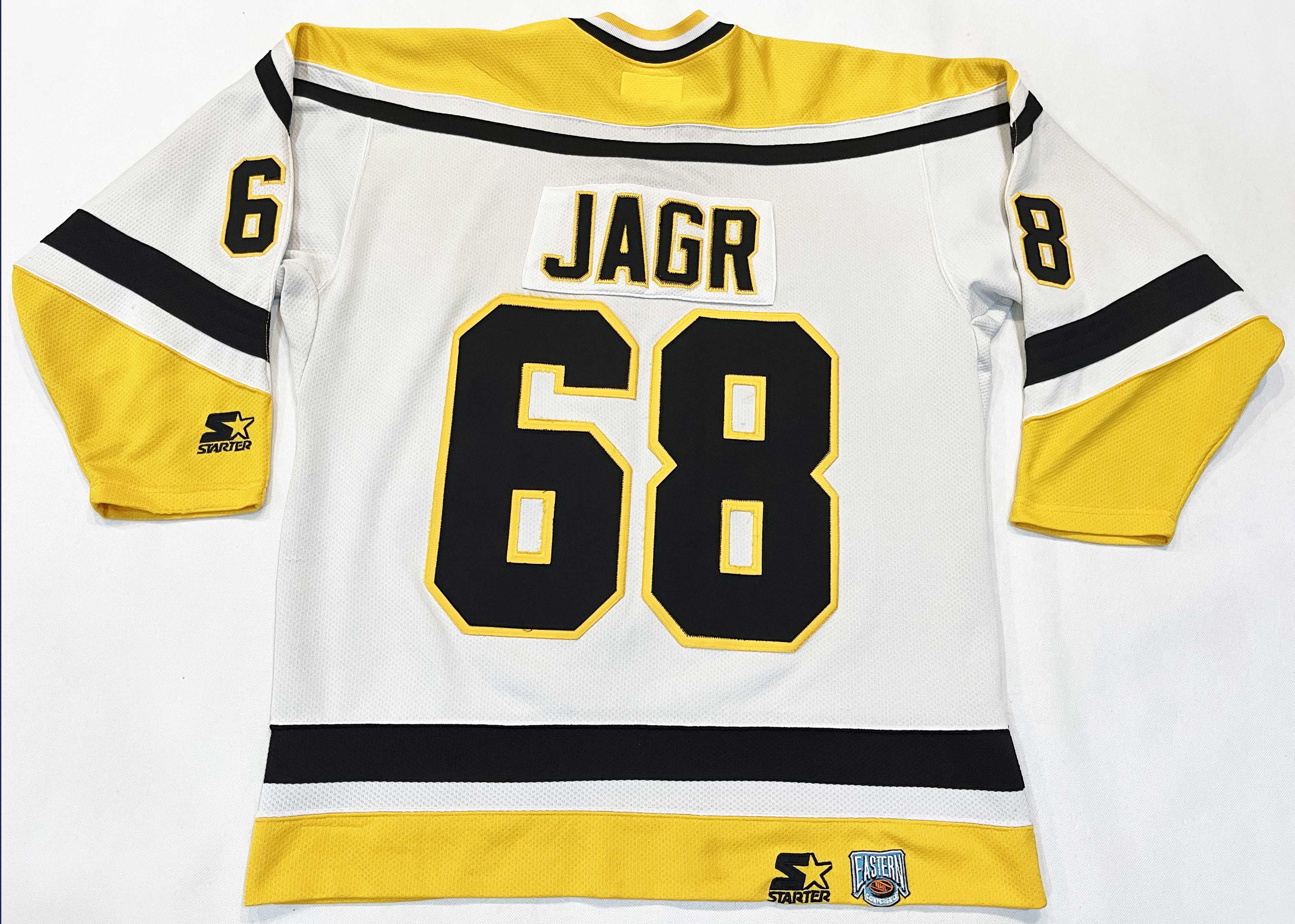 Vtg Starter Pittsburgh Penguins JAGR #68 NHL Hockey Jersey