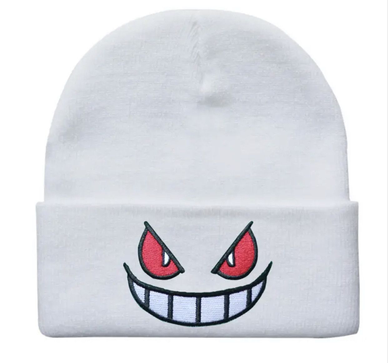 Pokemon Gengar Beanie colorful Anime Cap Pokemon Evolve Winter Hat Size ONE SIZE - 7 Thumbnail