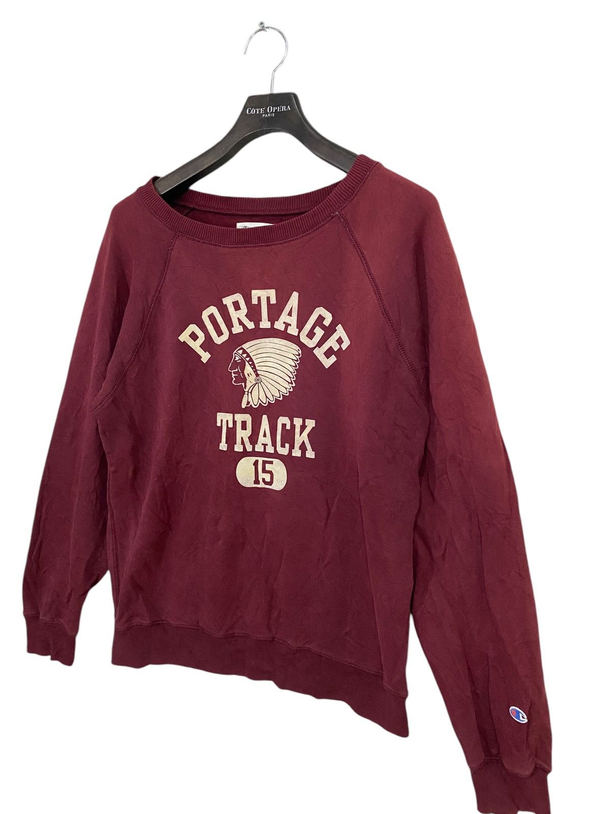 Champion × Vintage Champion portage track 15 sweatshirt crewneck sunfaded Size US XL / EU 56 / 4 - 3 Thumbnail