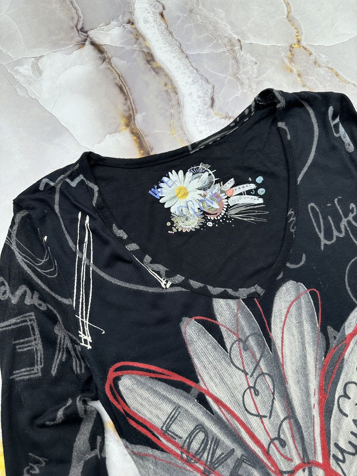 Desigual Desigual Printed Long Sleeve Size XS / US 0-2 / IT 36-38 - 2 Thumbnail