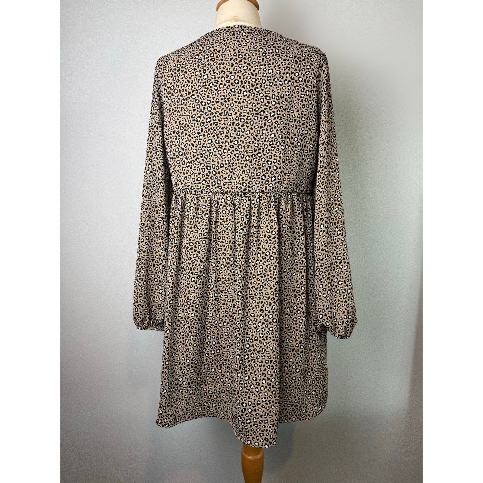 Chicos Altar'd State Leopard Print Dress, Sz Large Size L / US 10 / IT 46 - 2 Thumbnail