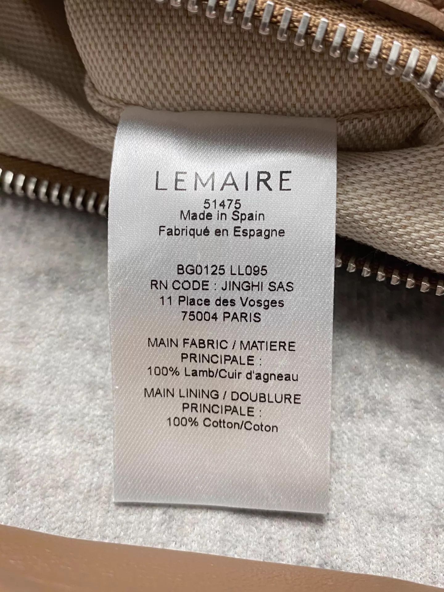 Lemaire Lemaire Fortune Croissant Mini Hobo O.Brown 10/10 Size ONE SIZE - 8 Thumbnail