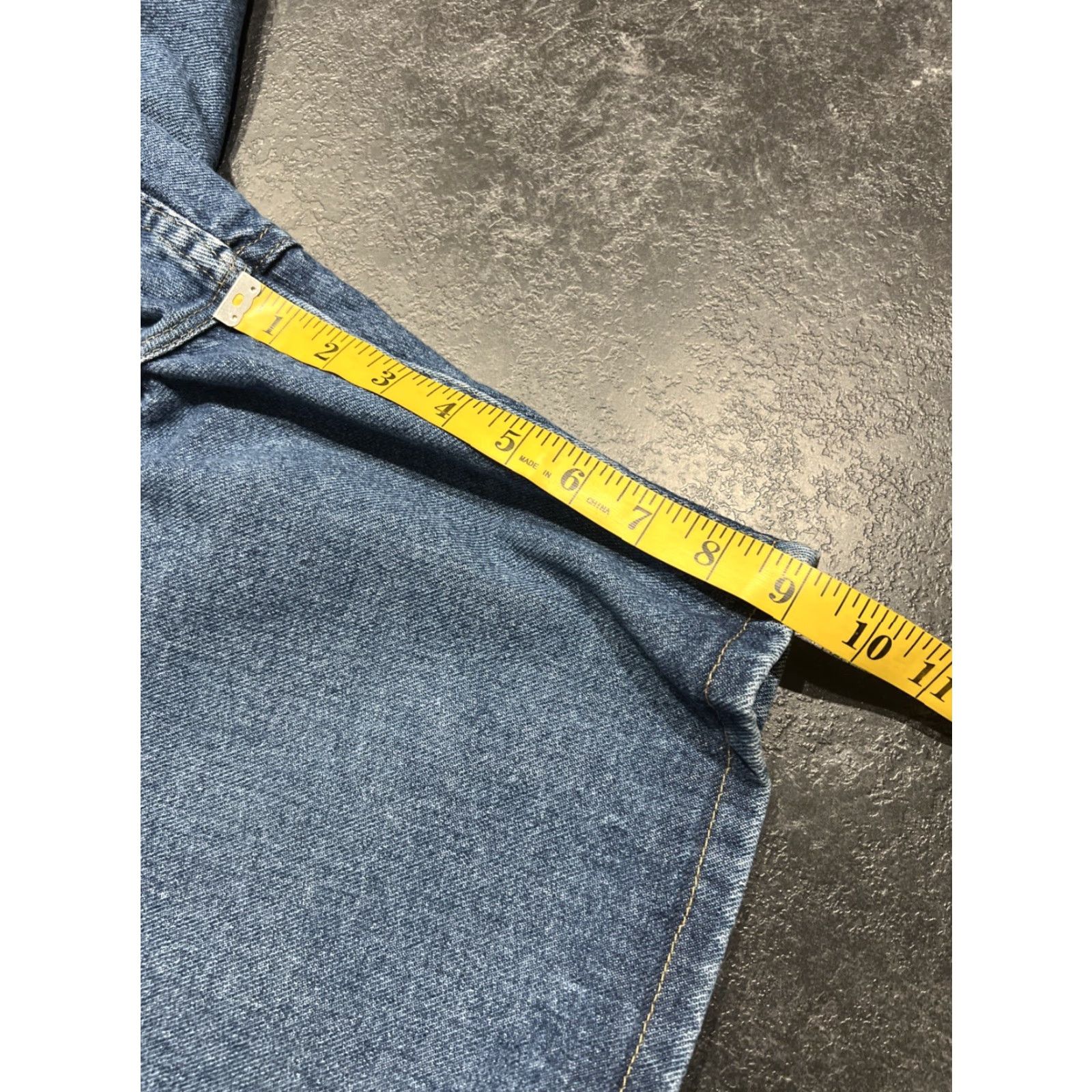 Wrangler VINTAGE Wrangler Denim Jean Shorts Men 46 Cargo 10" Inseam Blue Relaxed Cotton 100% Size US 30 / EU 46 - 7 Thumbnail