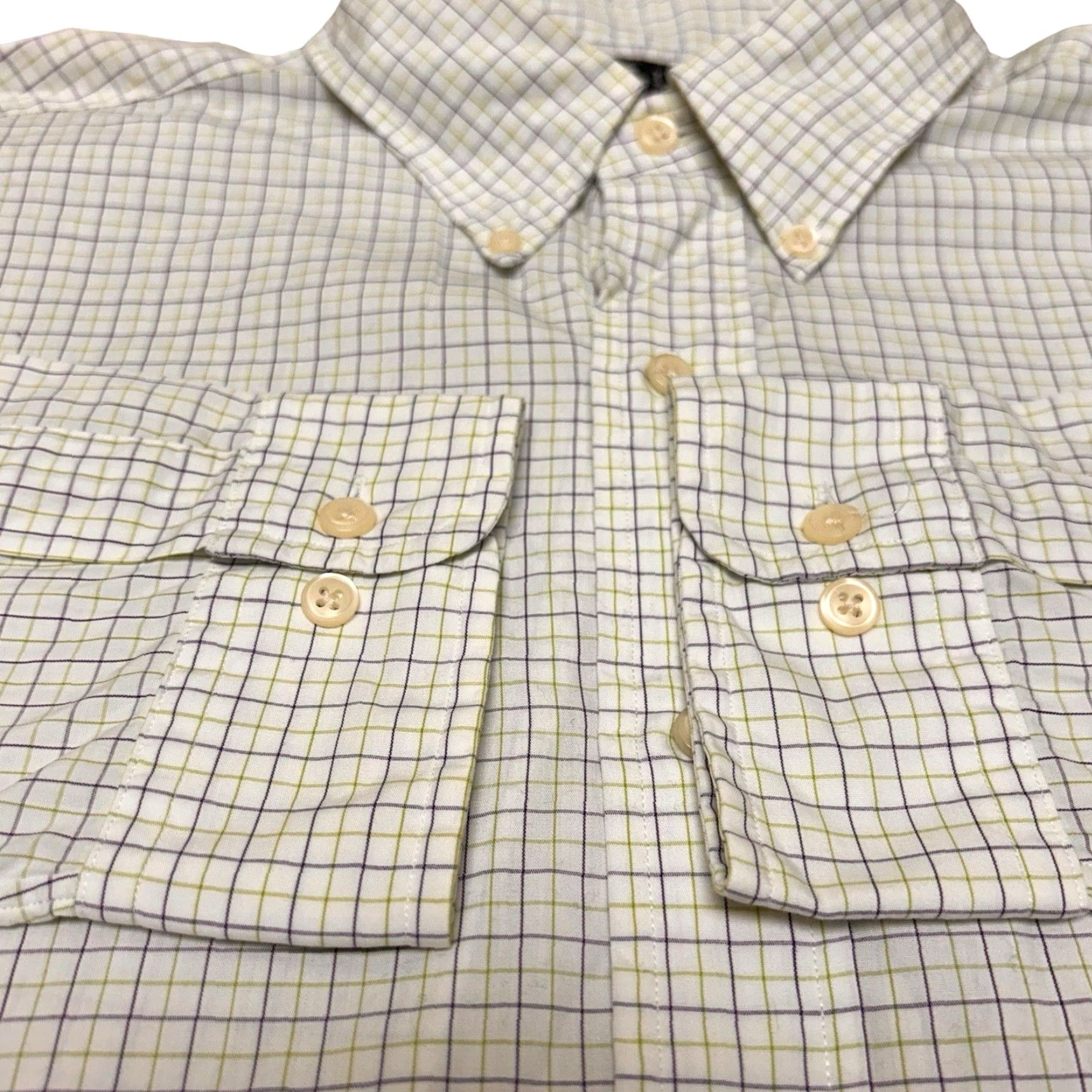 Ralph Lauren Ralph Lauren Yarmouth Mens Button-Up Shirt 16.5 32/33 Purple Plaid Cotton Oxford Multicolor Size US XL / EU 56 / 4 - 4 Thumbnail
